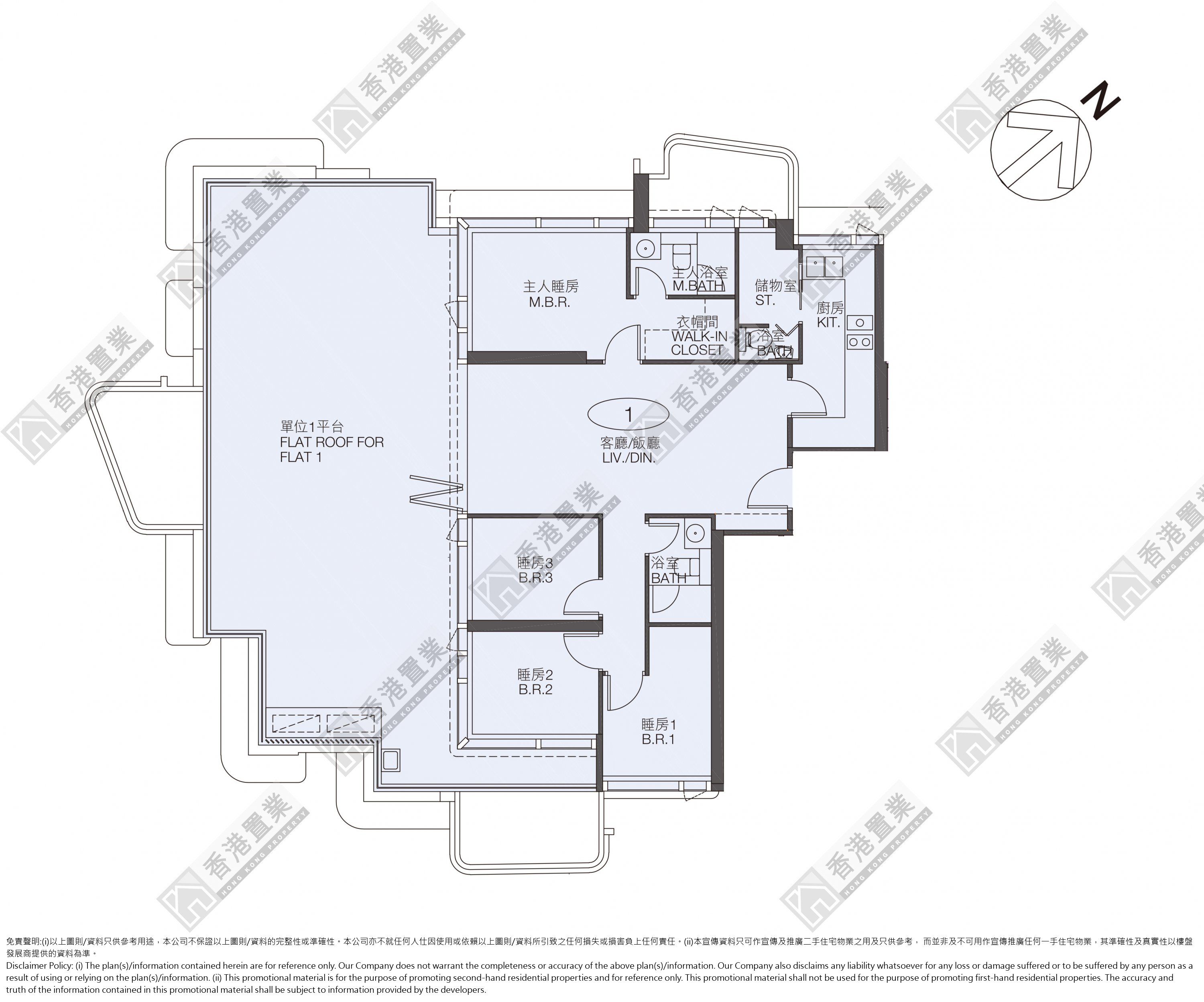 4 Bedrooms or above