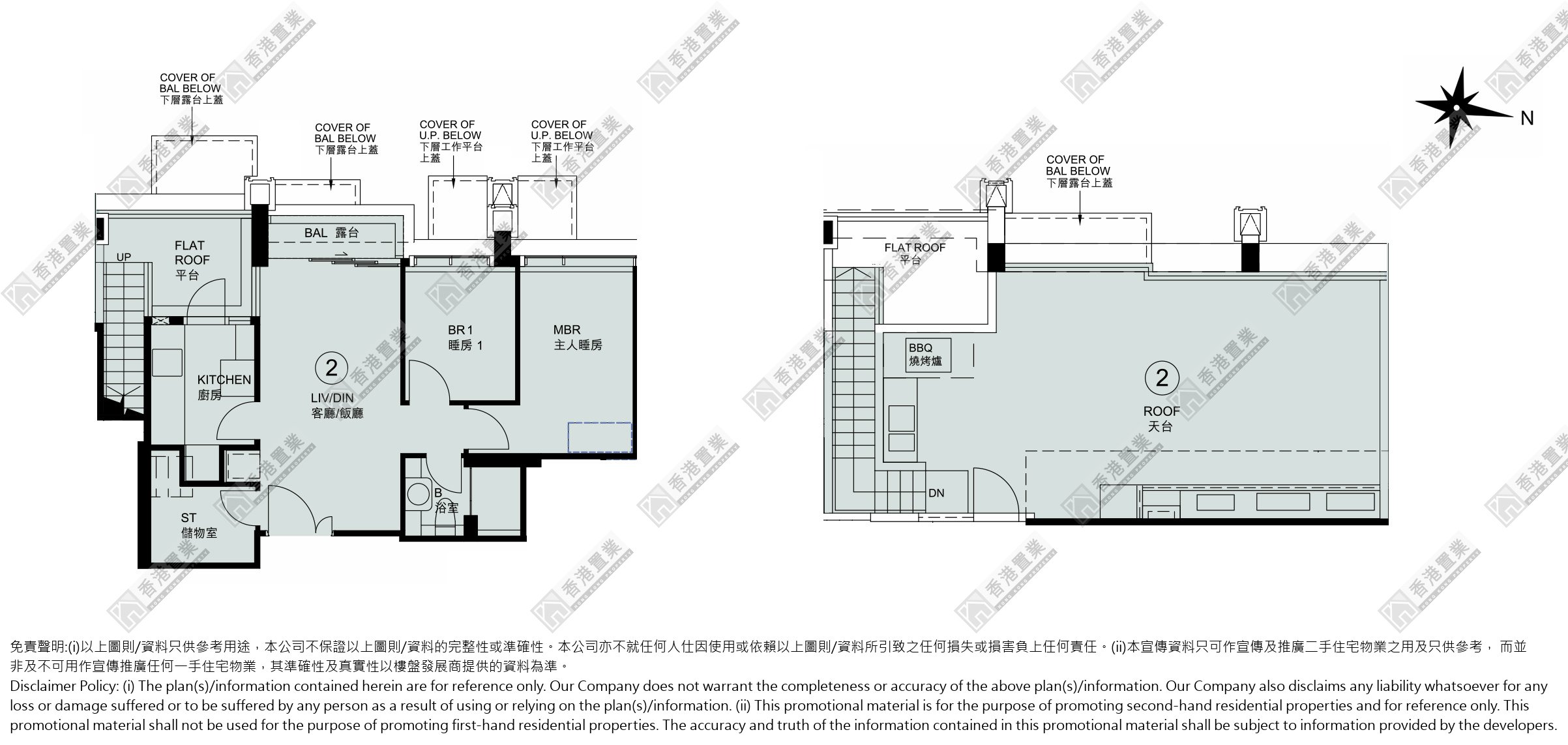 2 Bedrooms