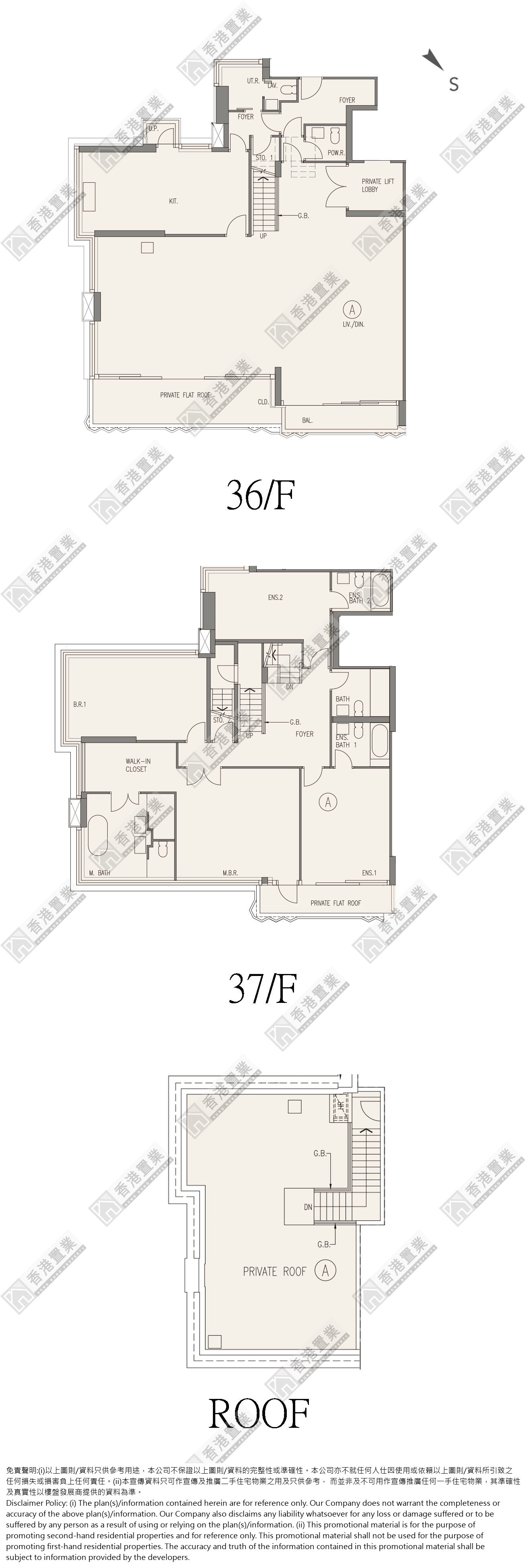 4 Bedrooms or above