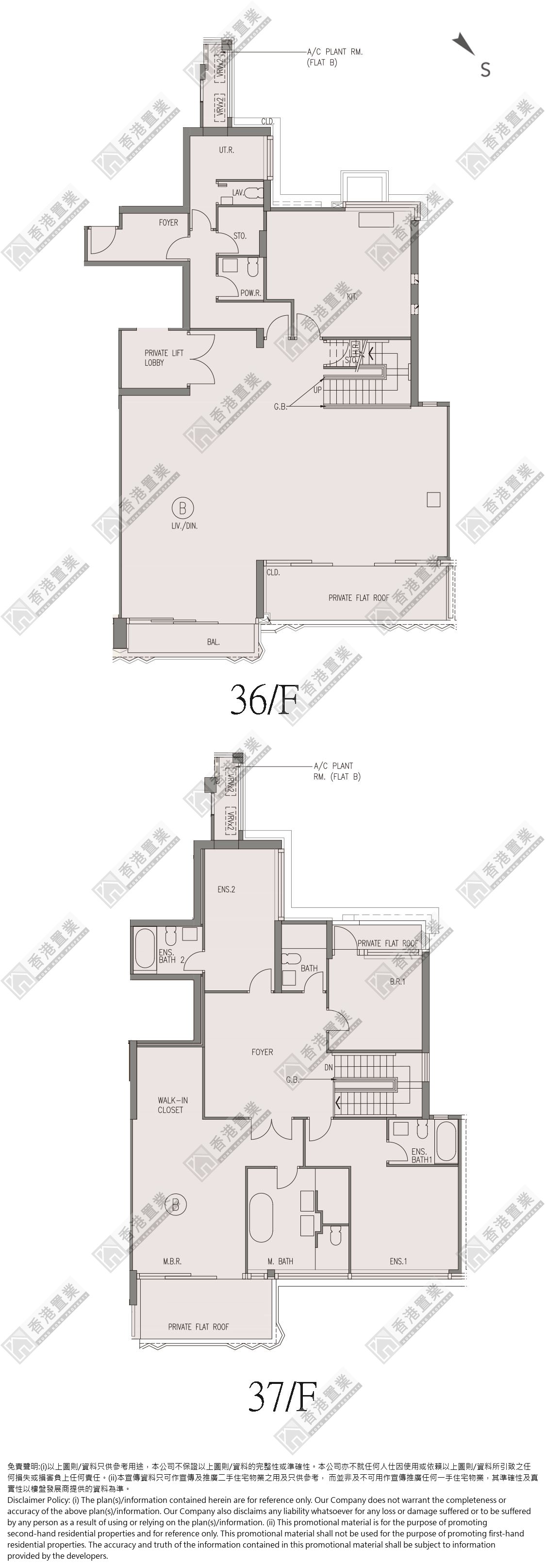 4 Bedrooms or above