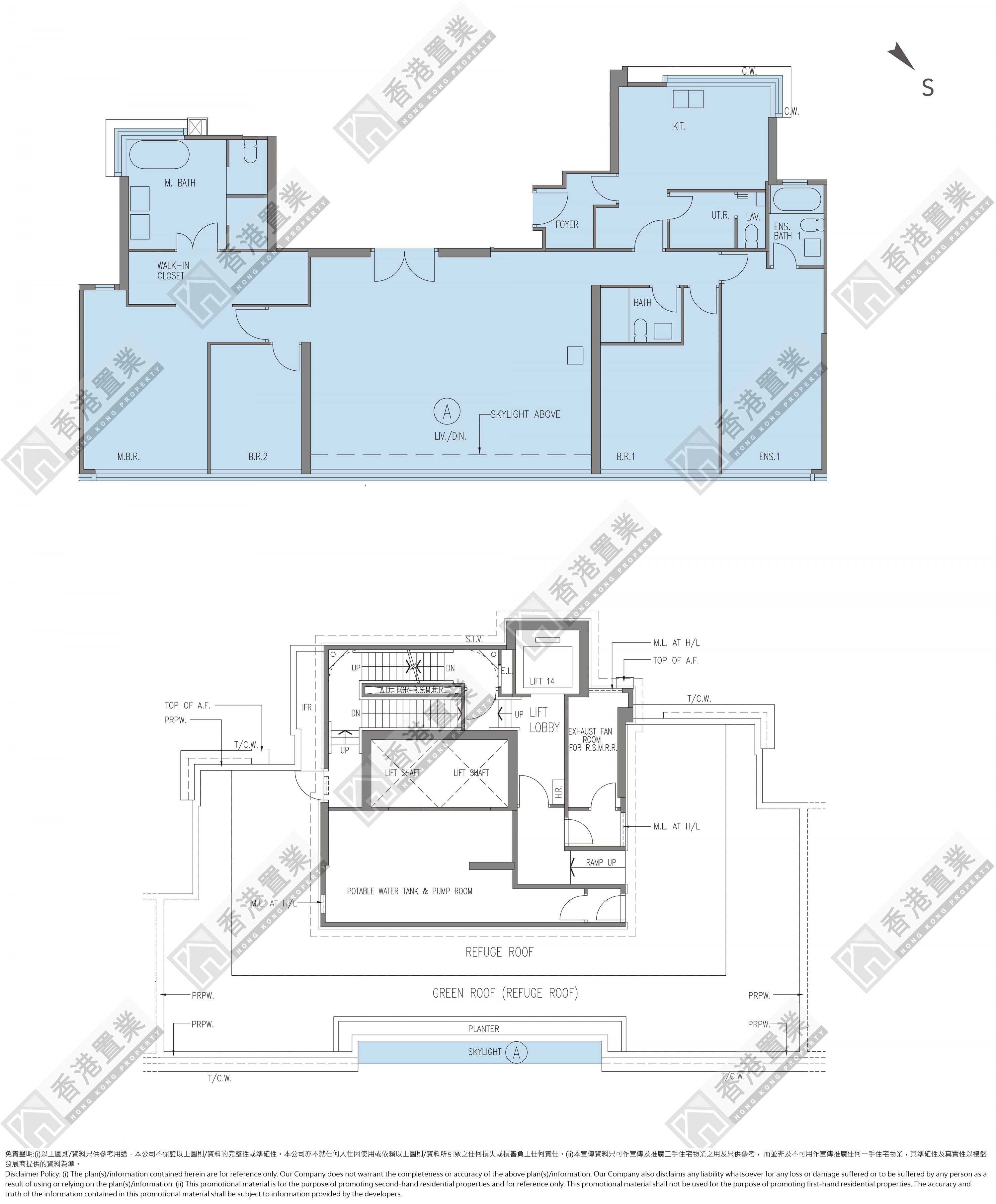 4 Bedrooms or above