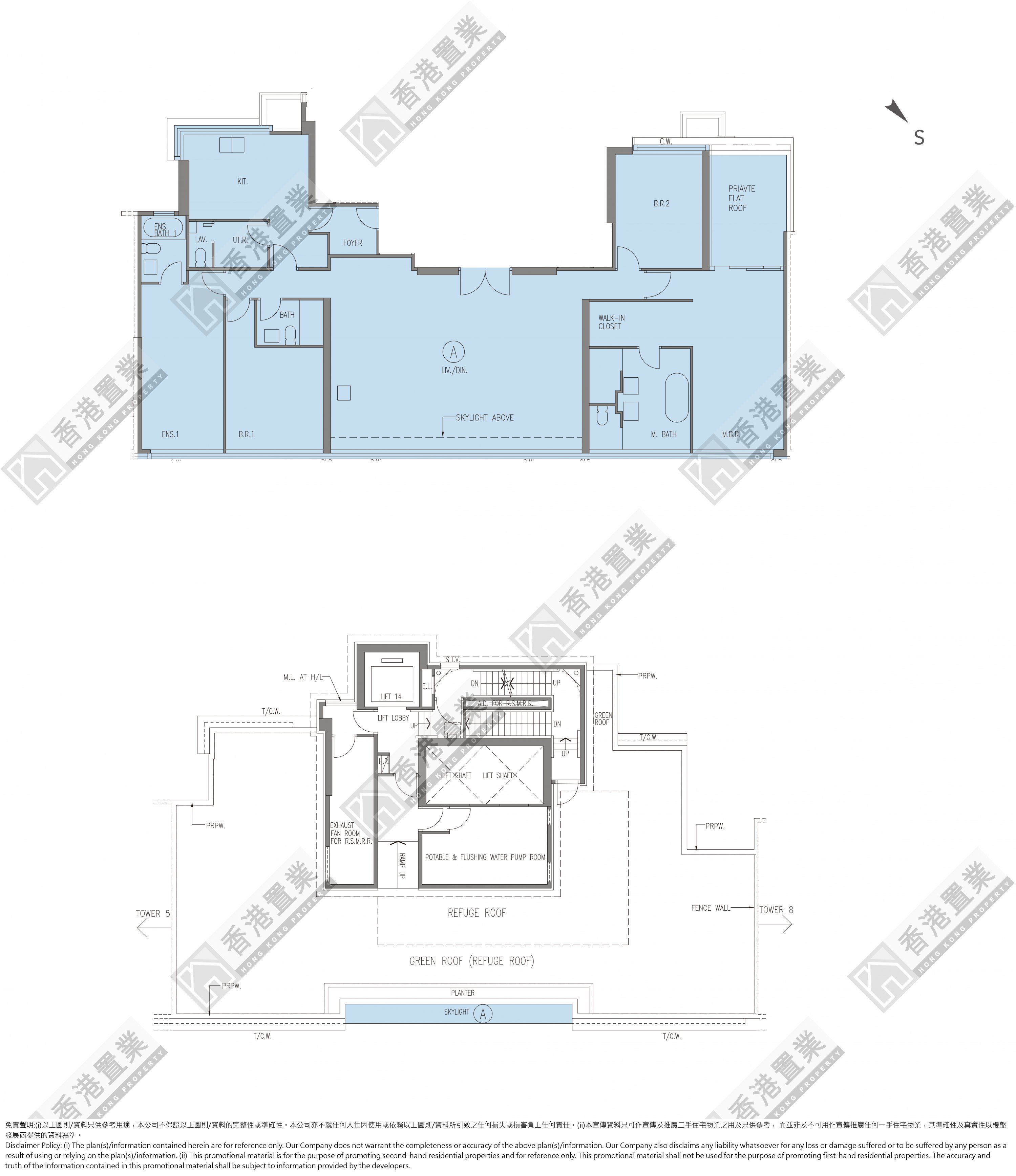 4 Bedrooms or above