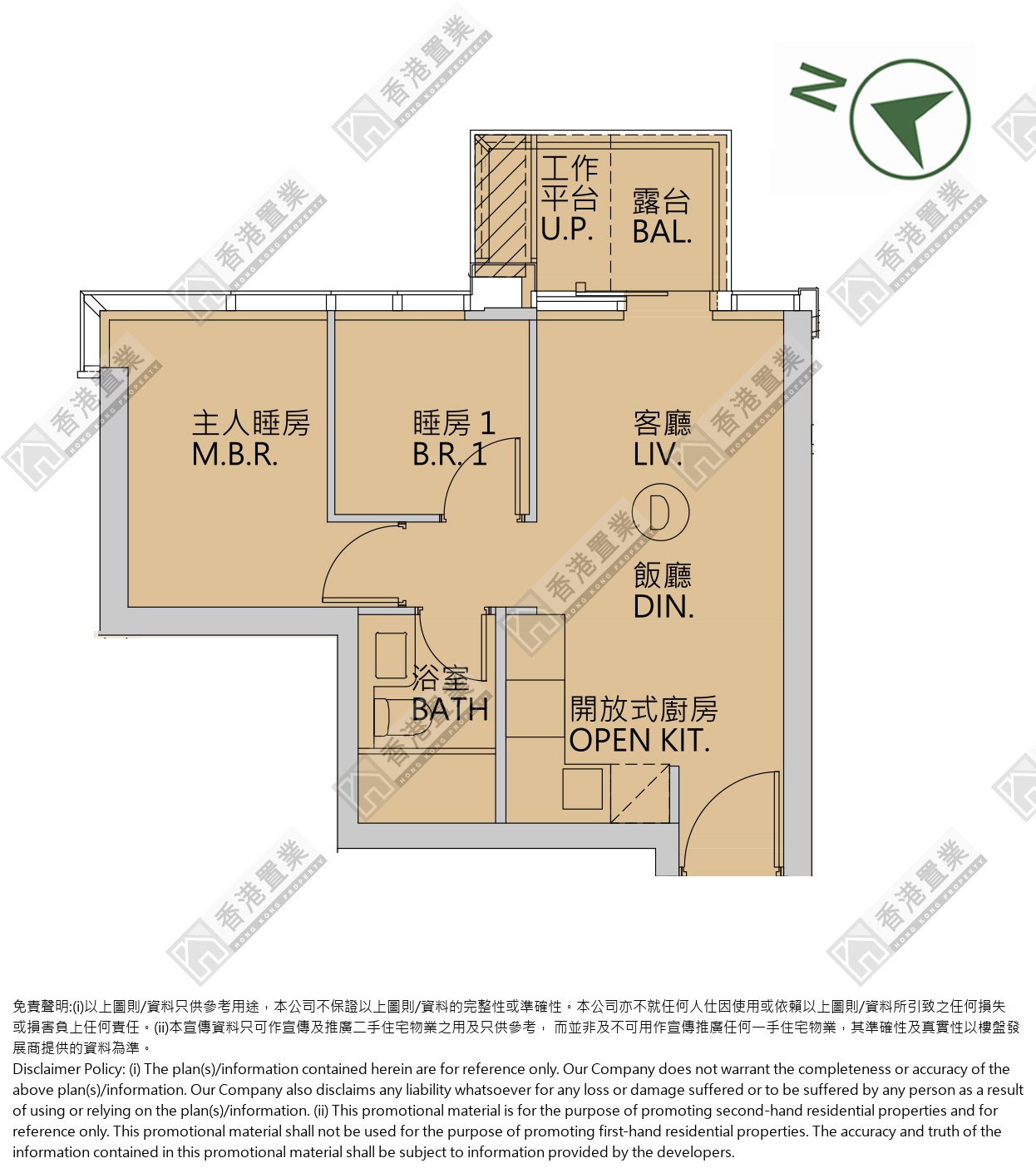 2 Bedrooms