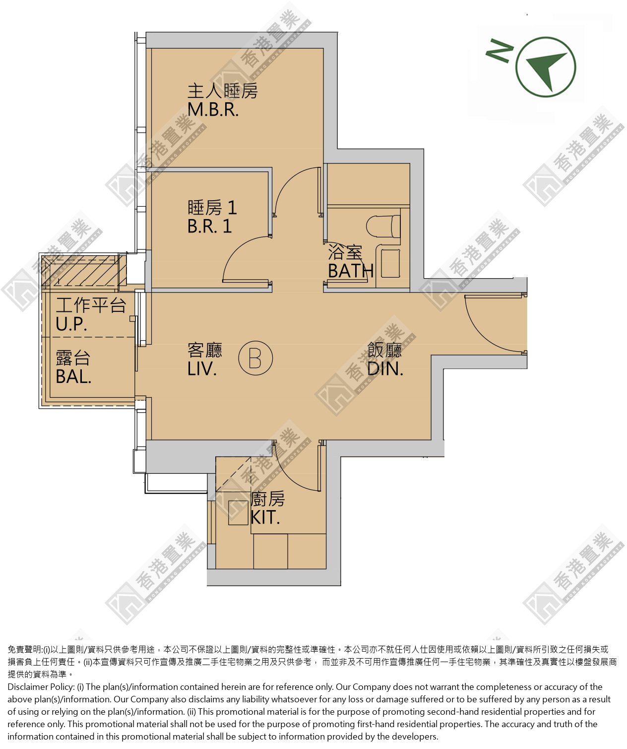 2 Bedrooms