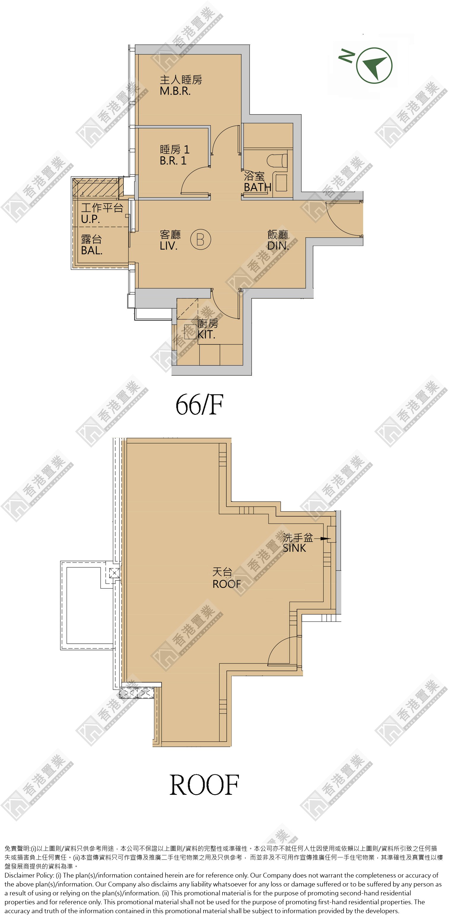 2 Bedrooms