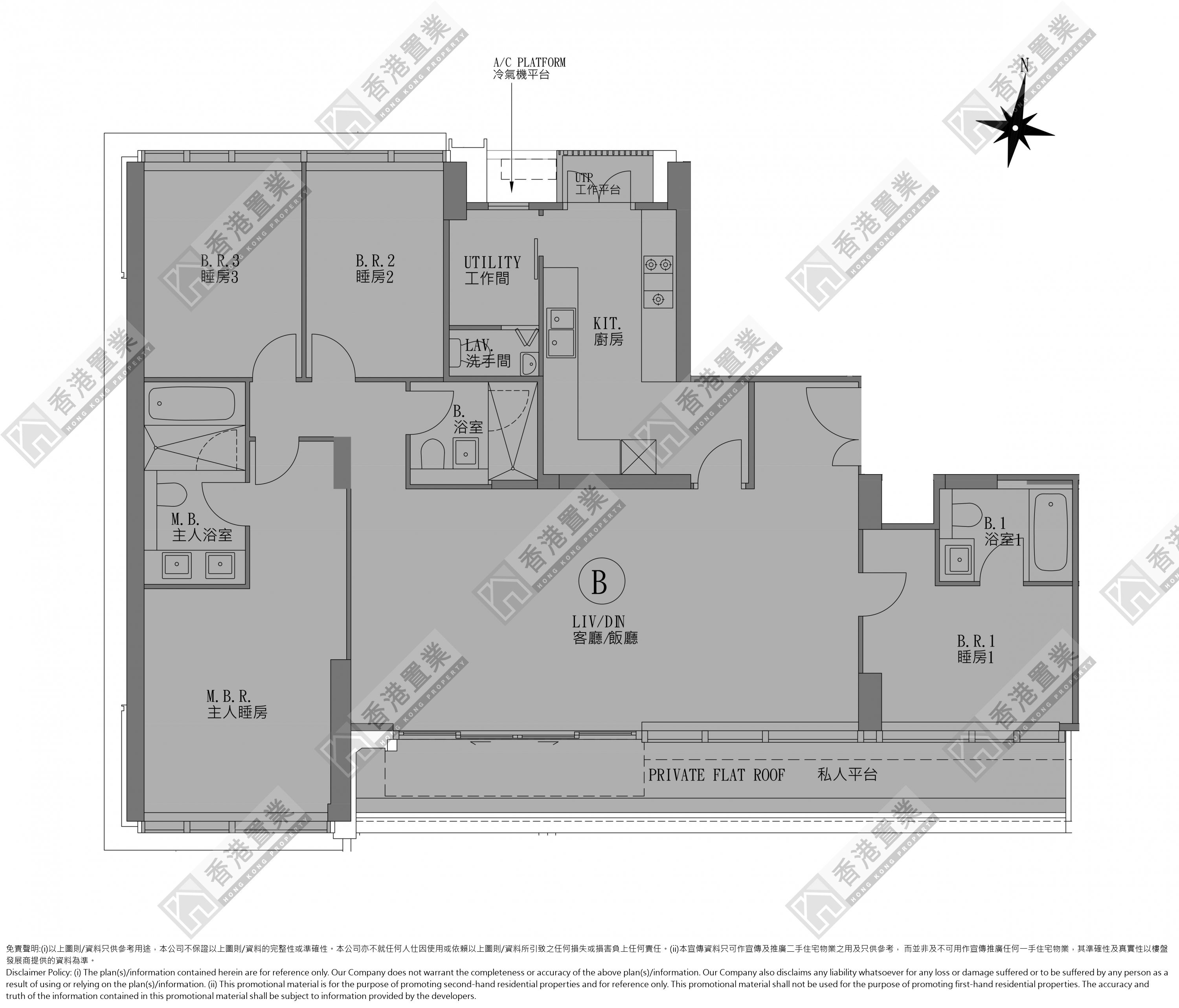 4 Bedrooms or above