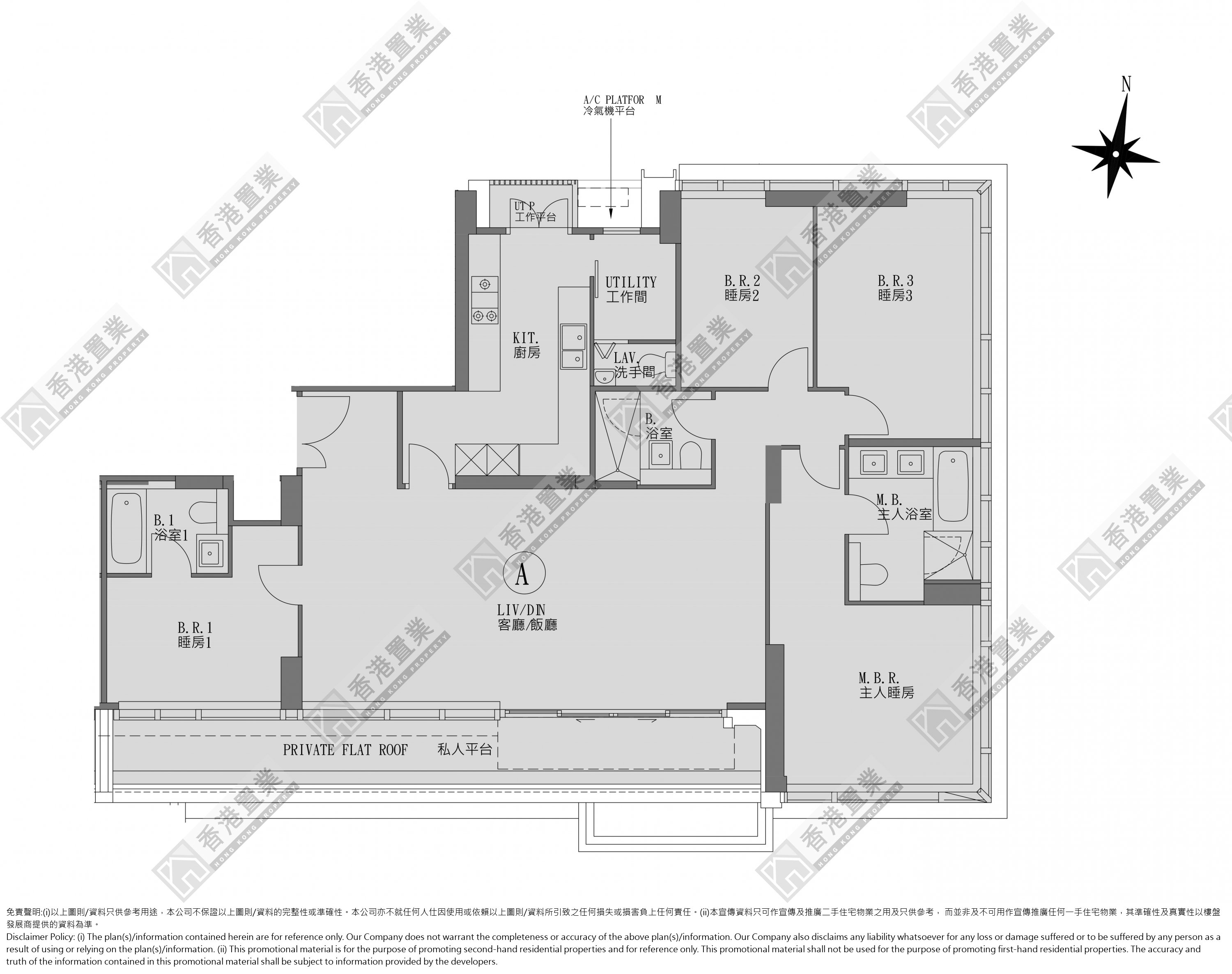4 Bedrooms or above