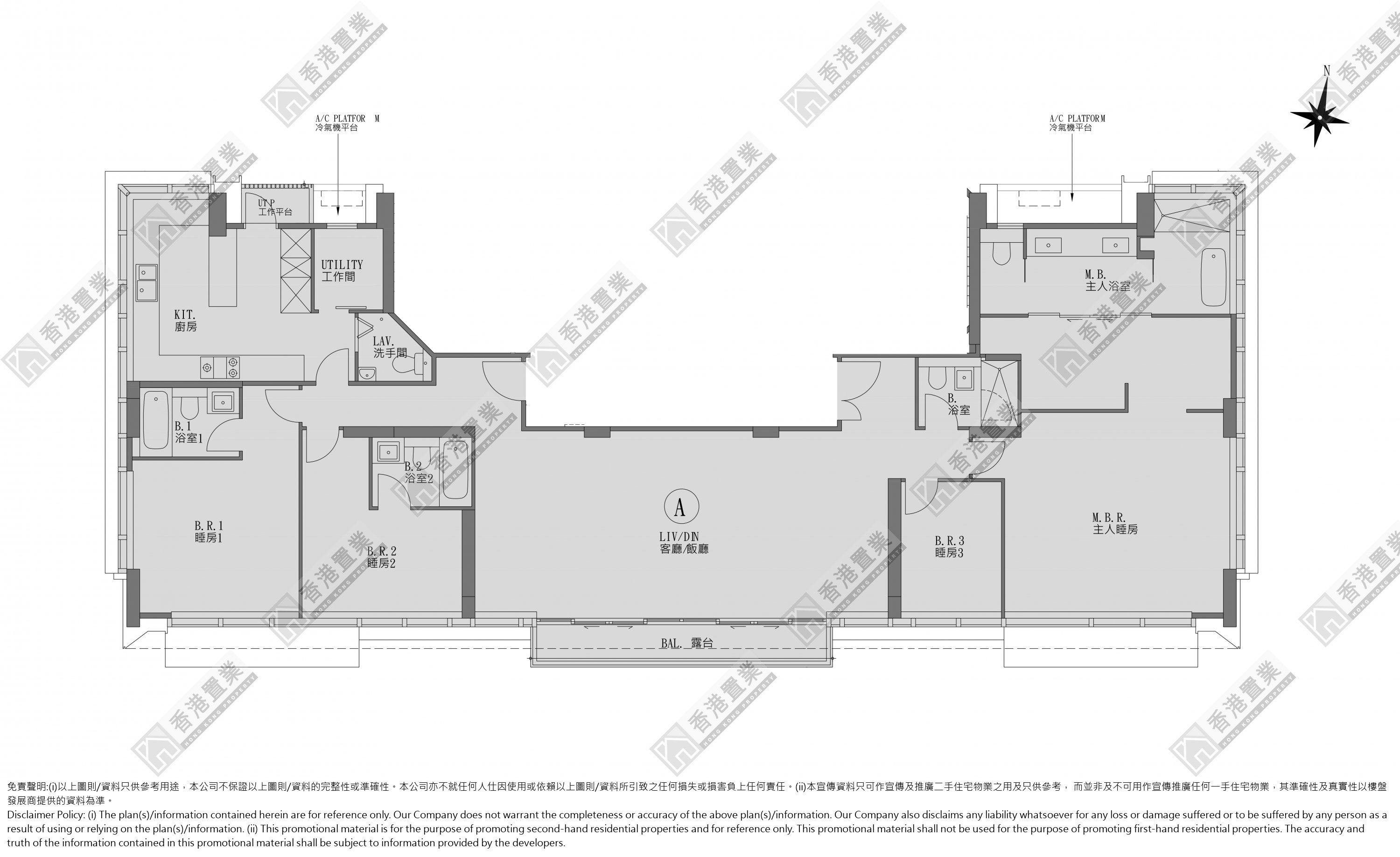 4 Bedrooms or above