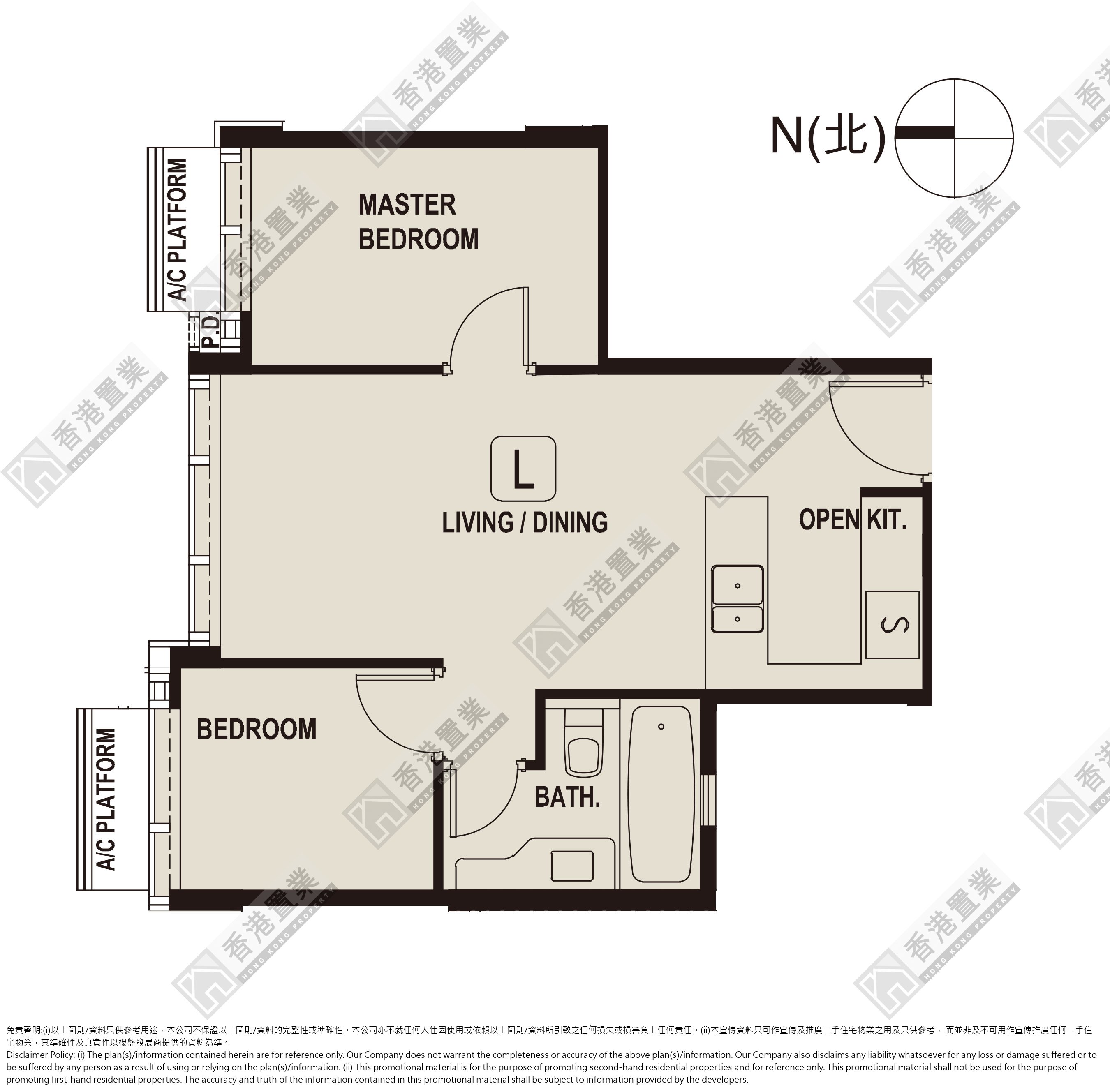 2 Bedrooms