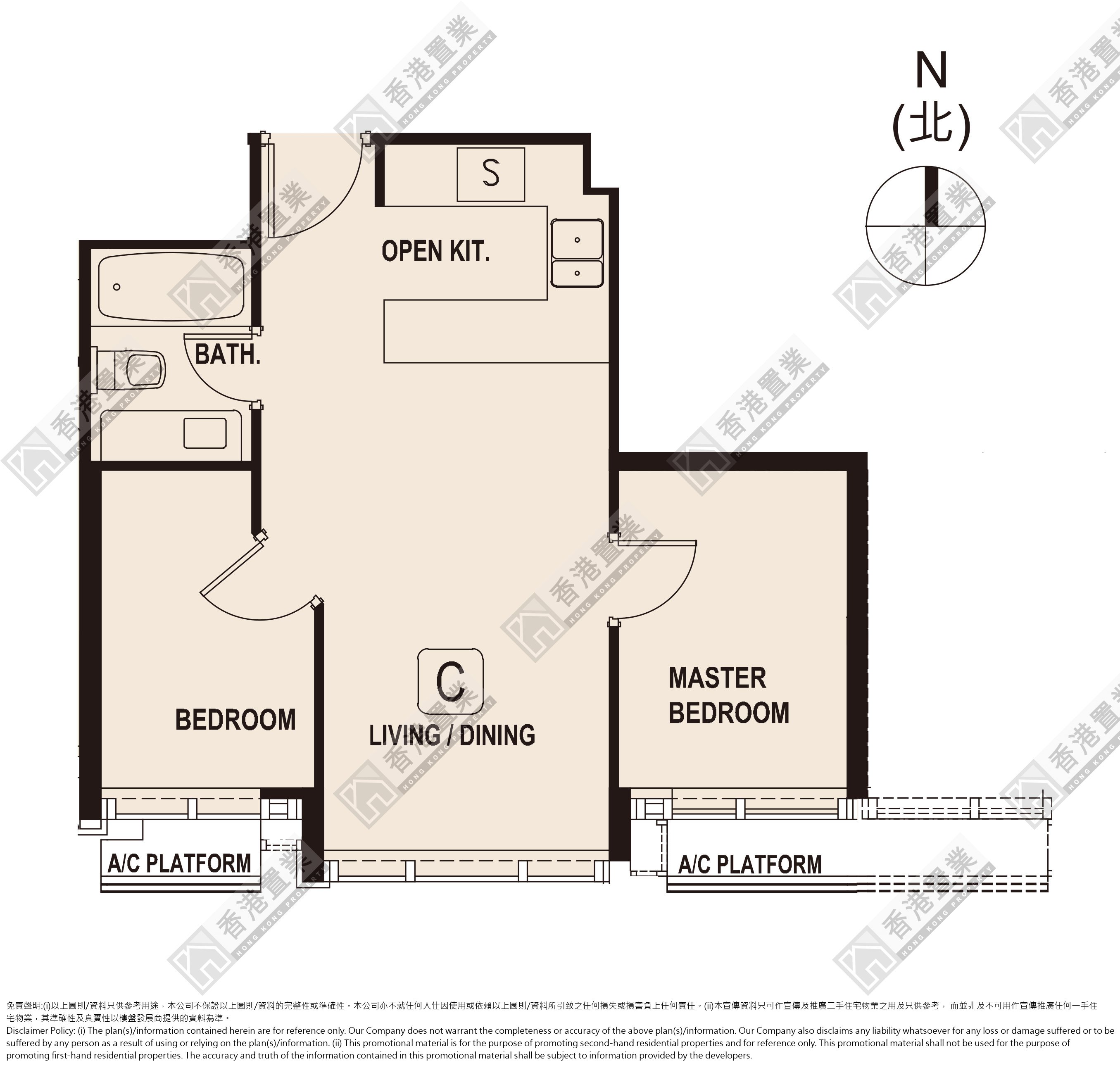 2 Bedrooms