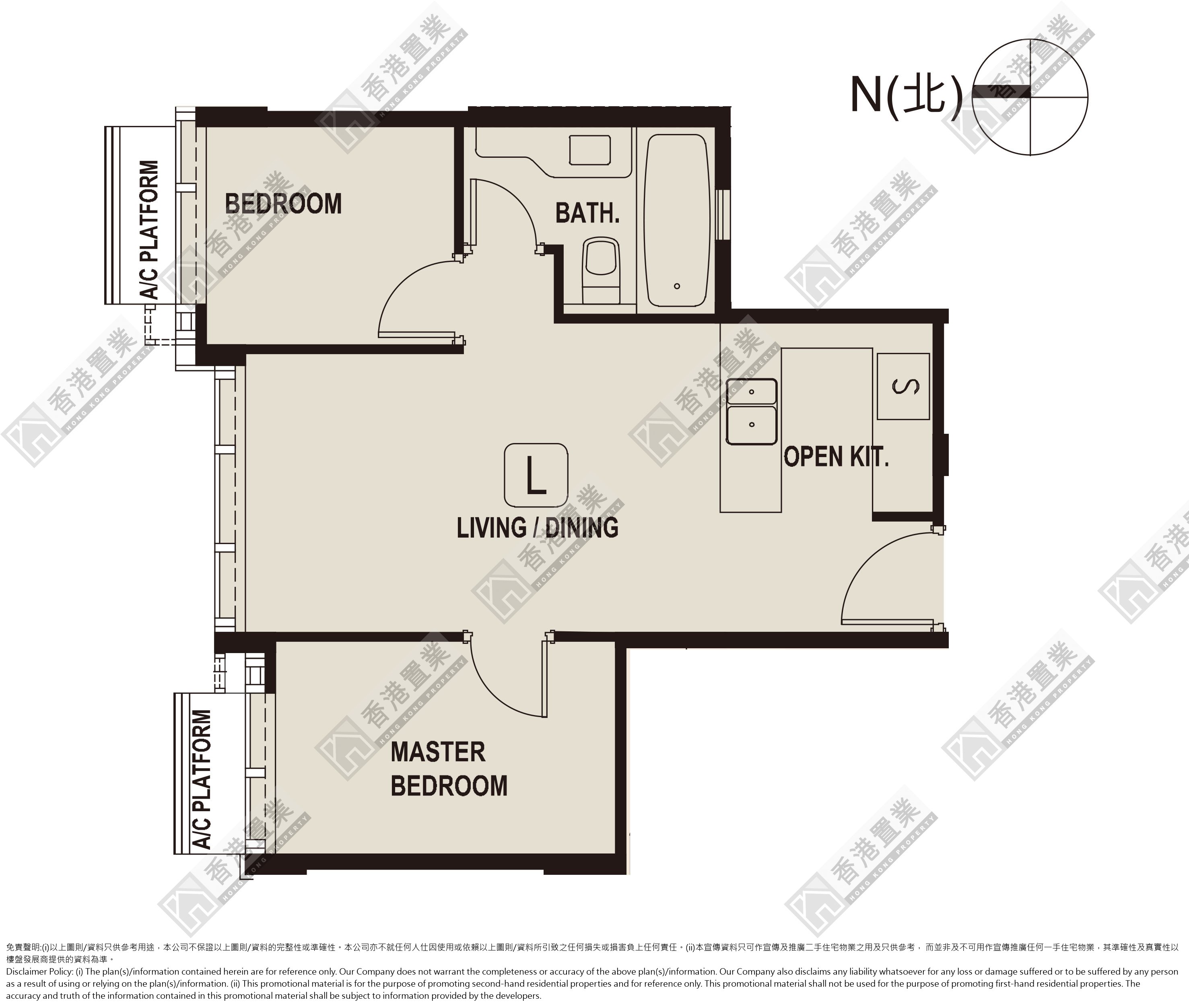 2 Bedrooms