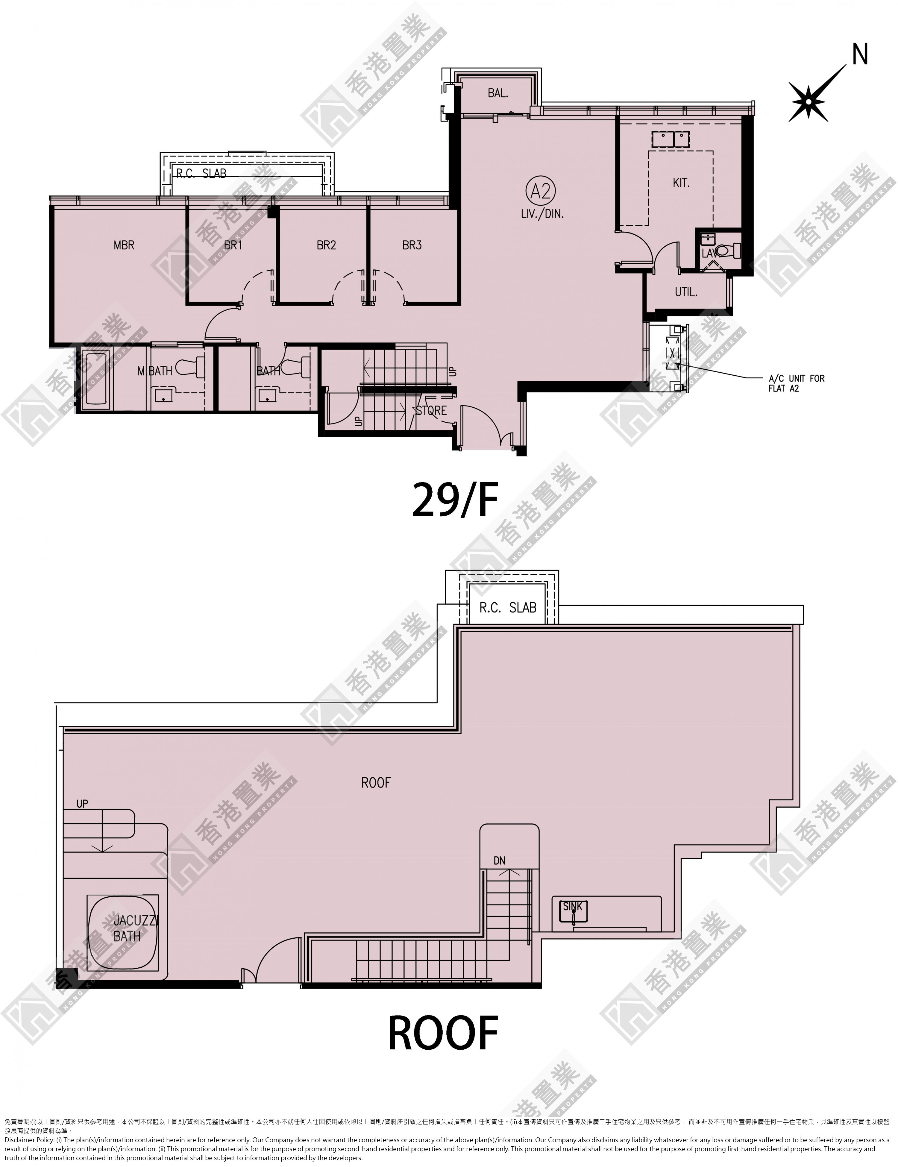 4 Bedrooms or above