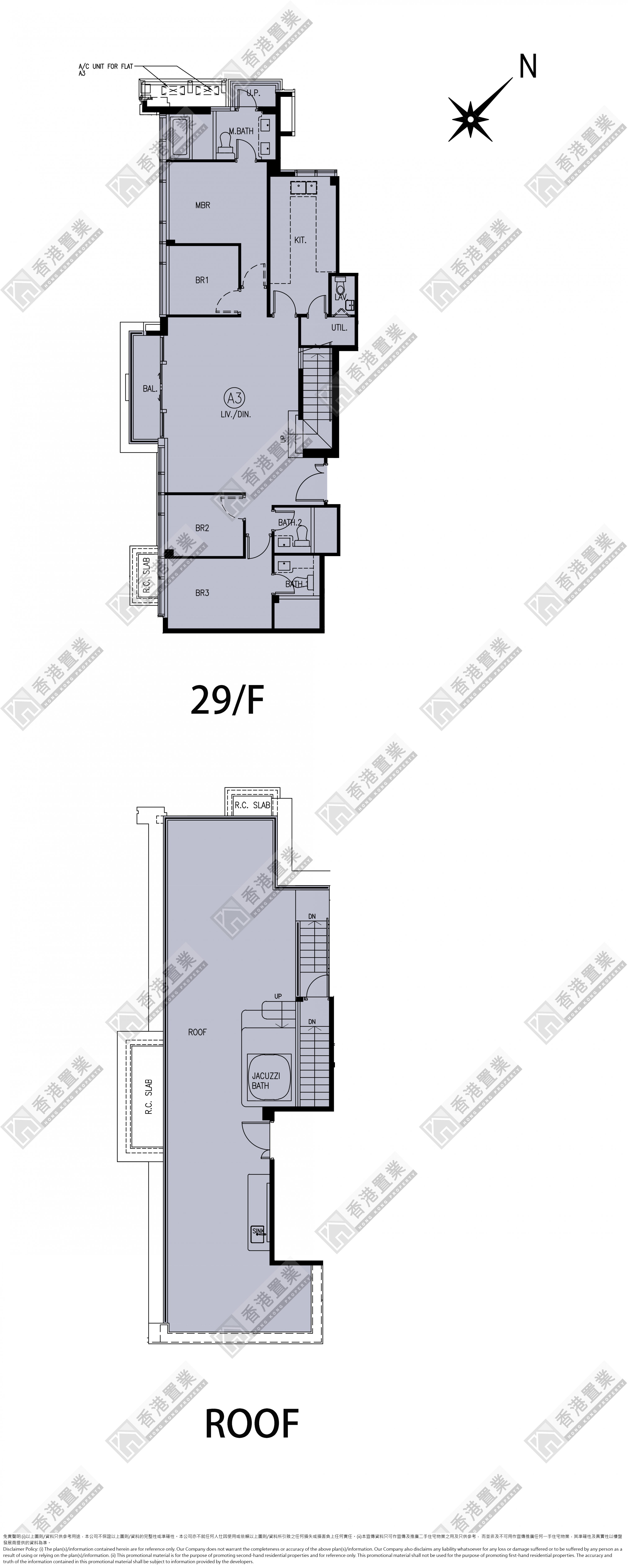 4 Bedrooms or above