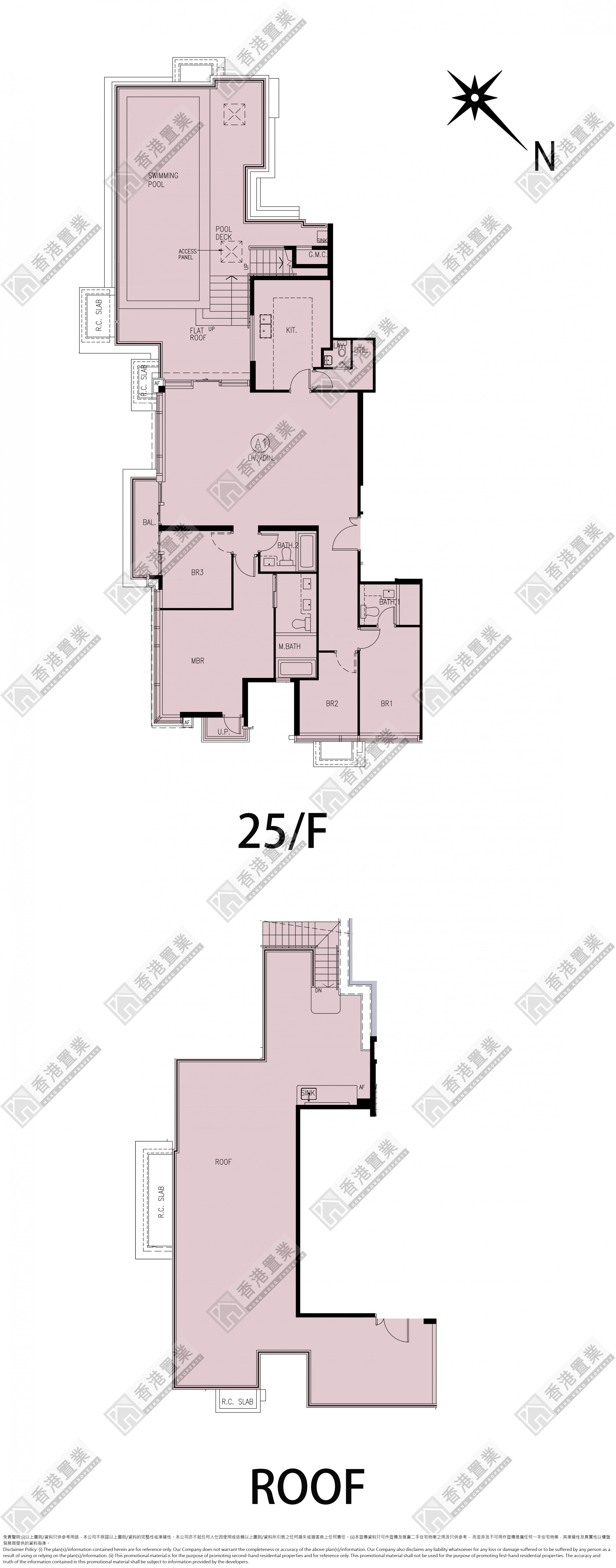 4 Bedrooms or above