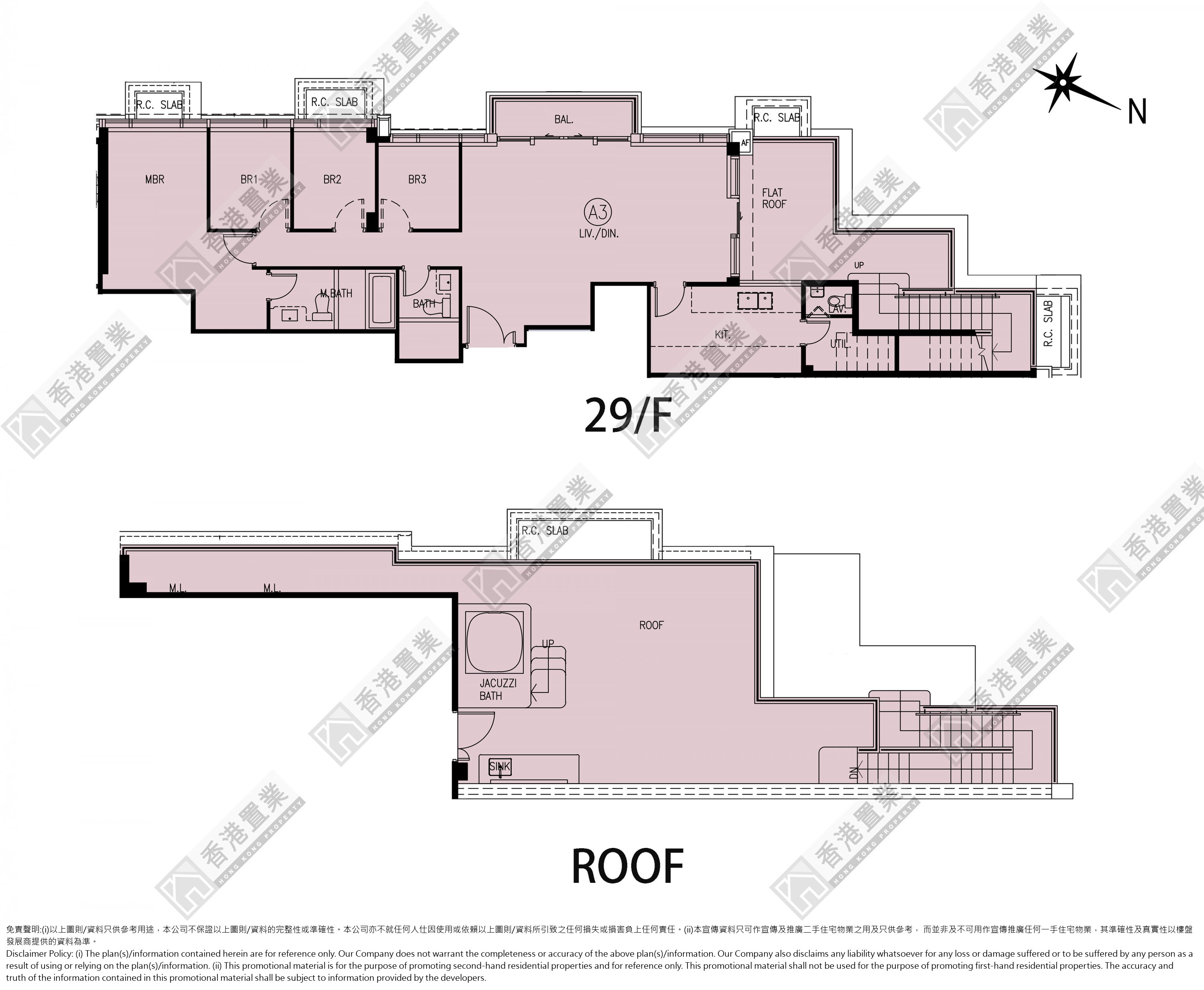 4 Bedrooms or above