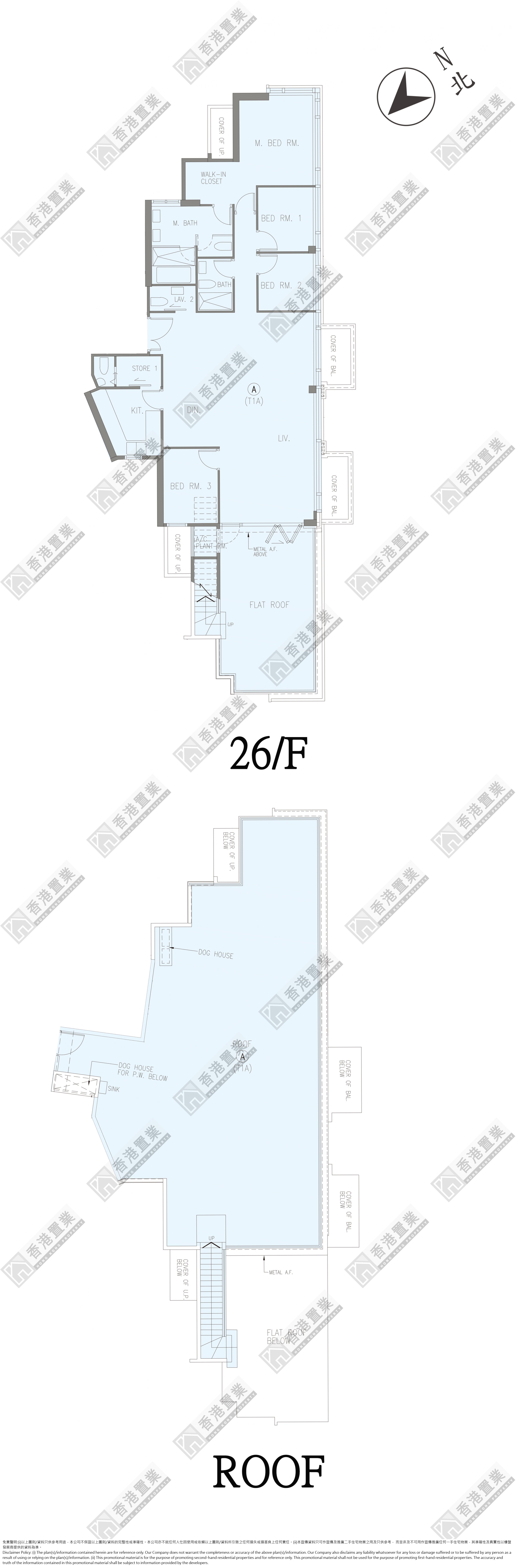 4 Bedrooms or above