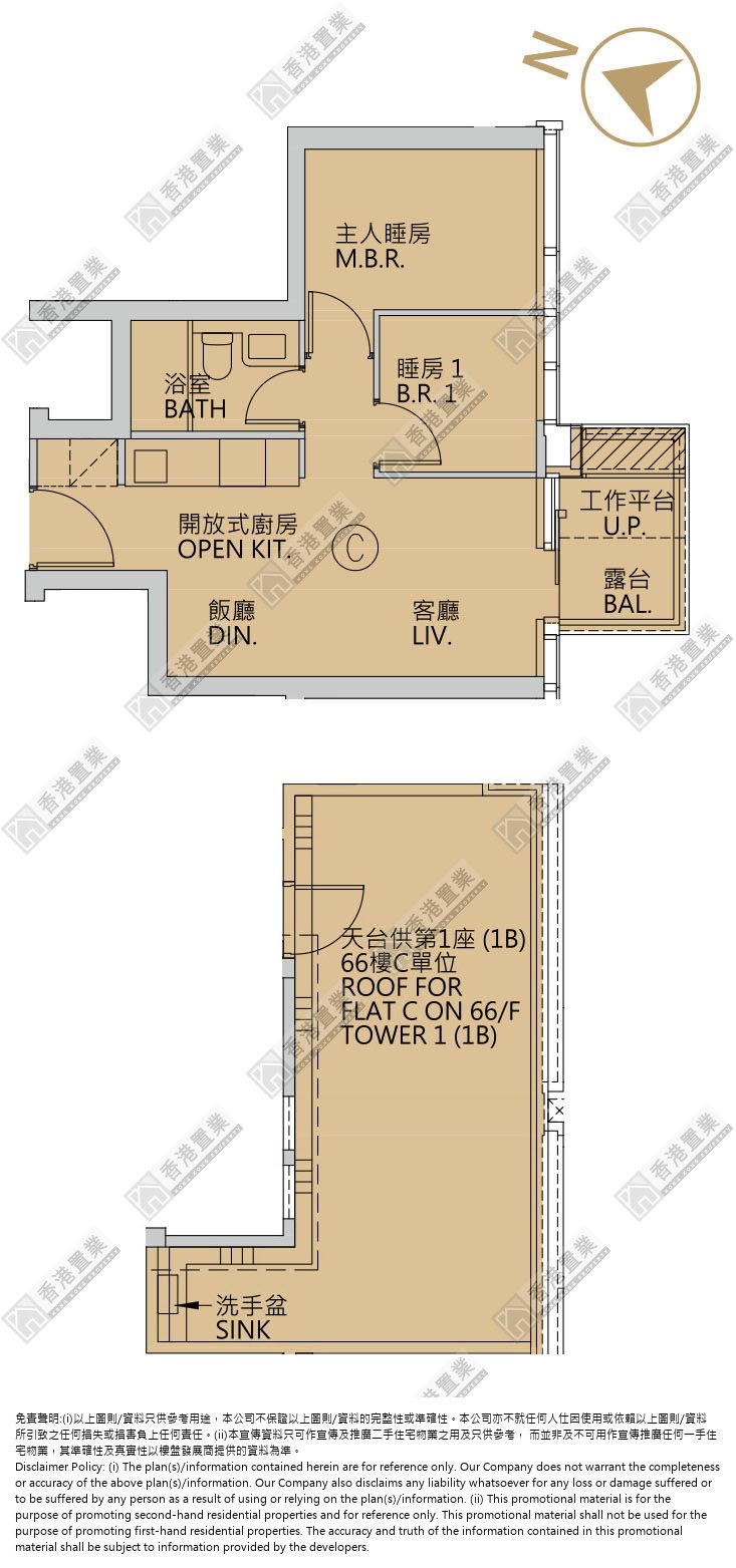 2 Bedrooms