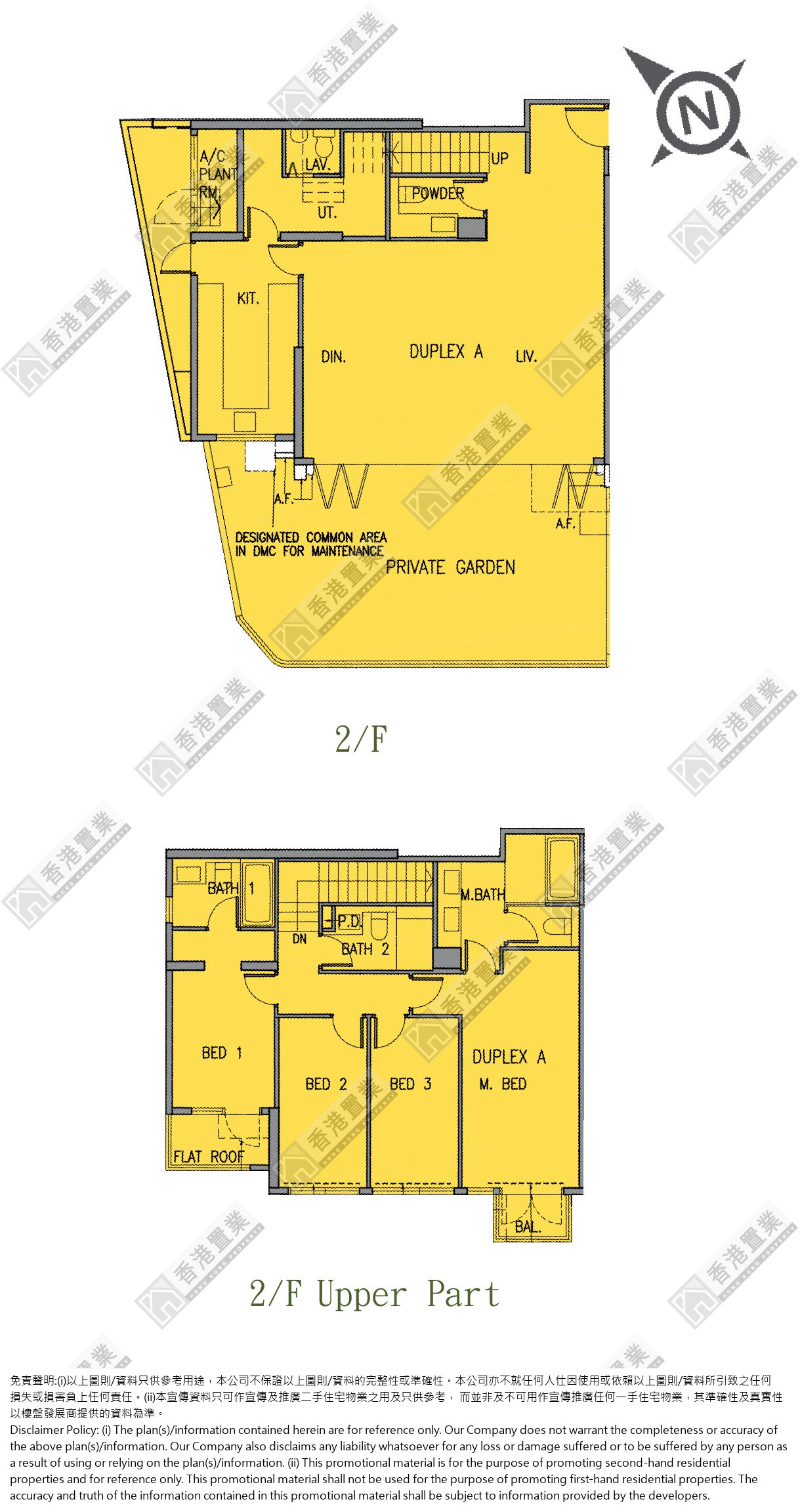 4 Bedrooms or above