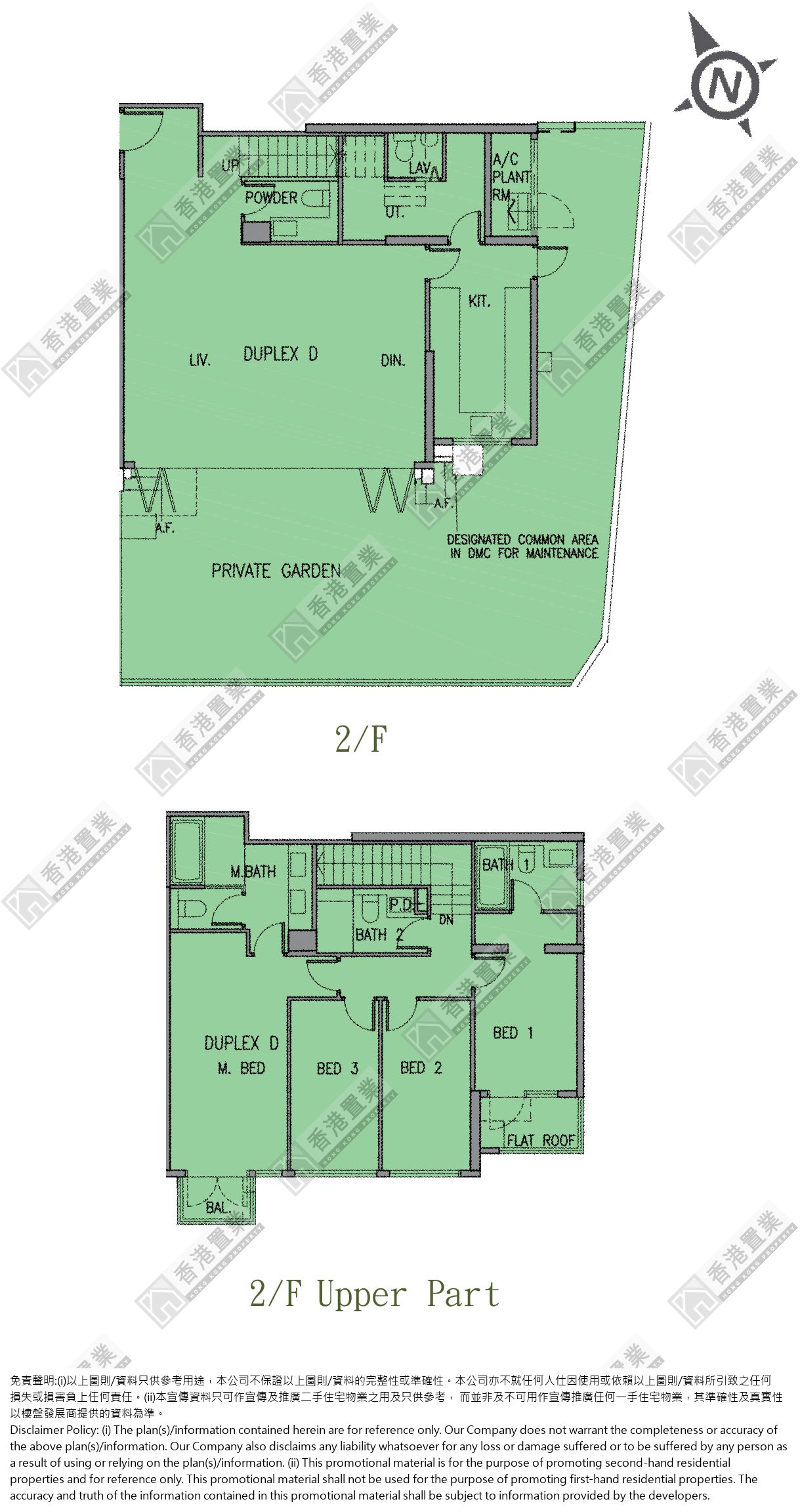 4 Bedrooms or above