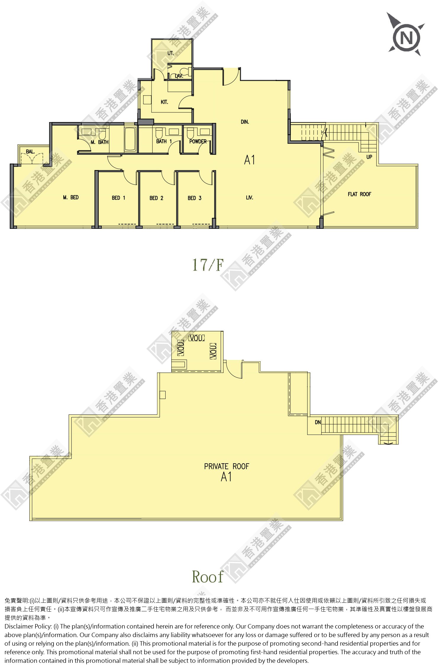 4 Bedrooms or above
