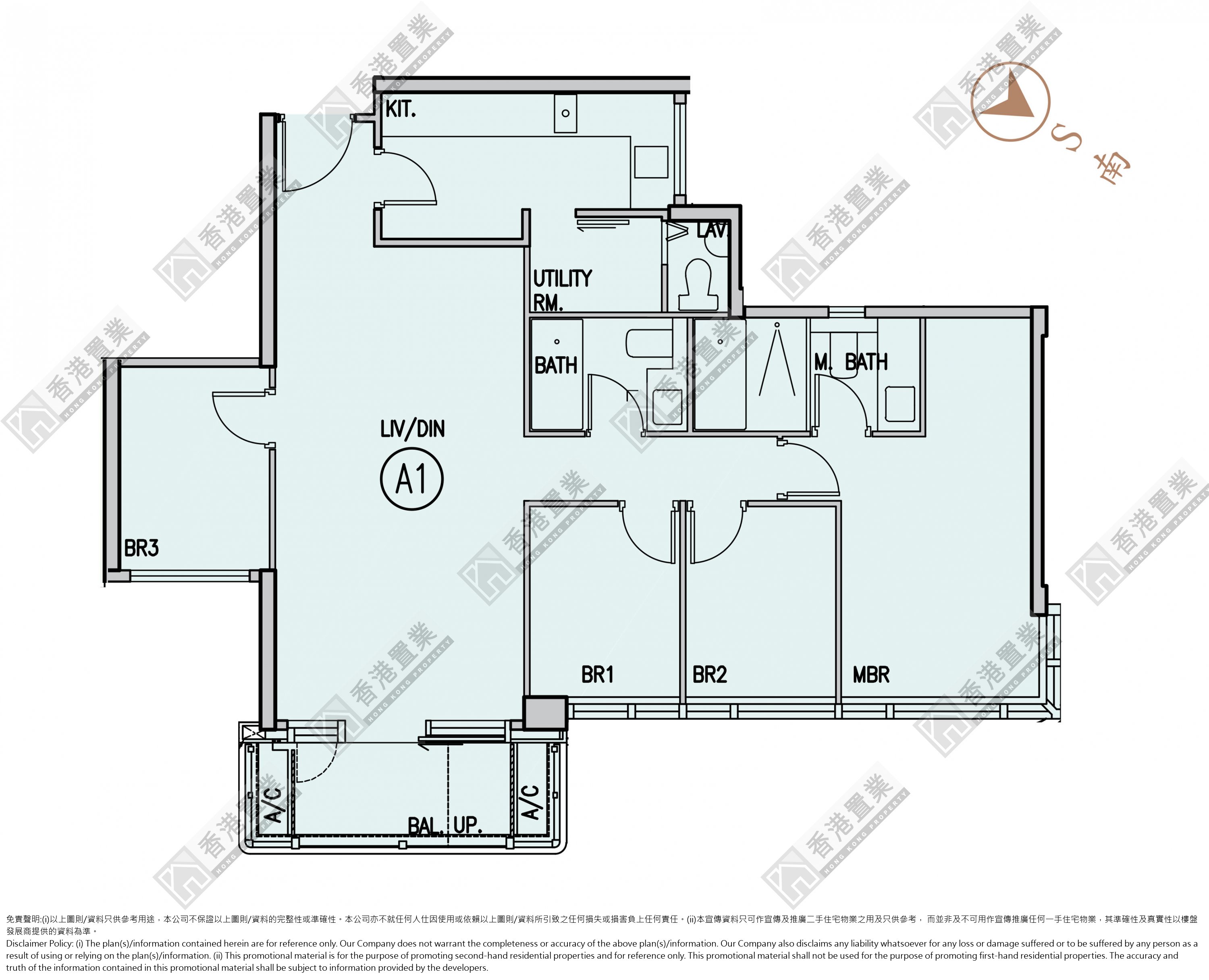 4 Bedrooms or above