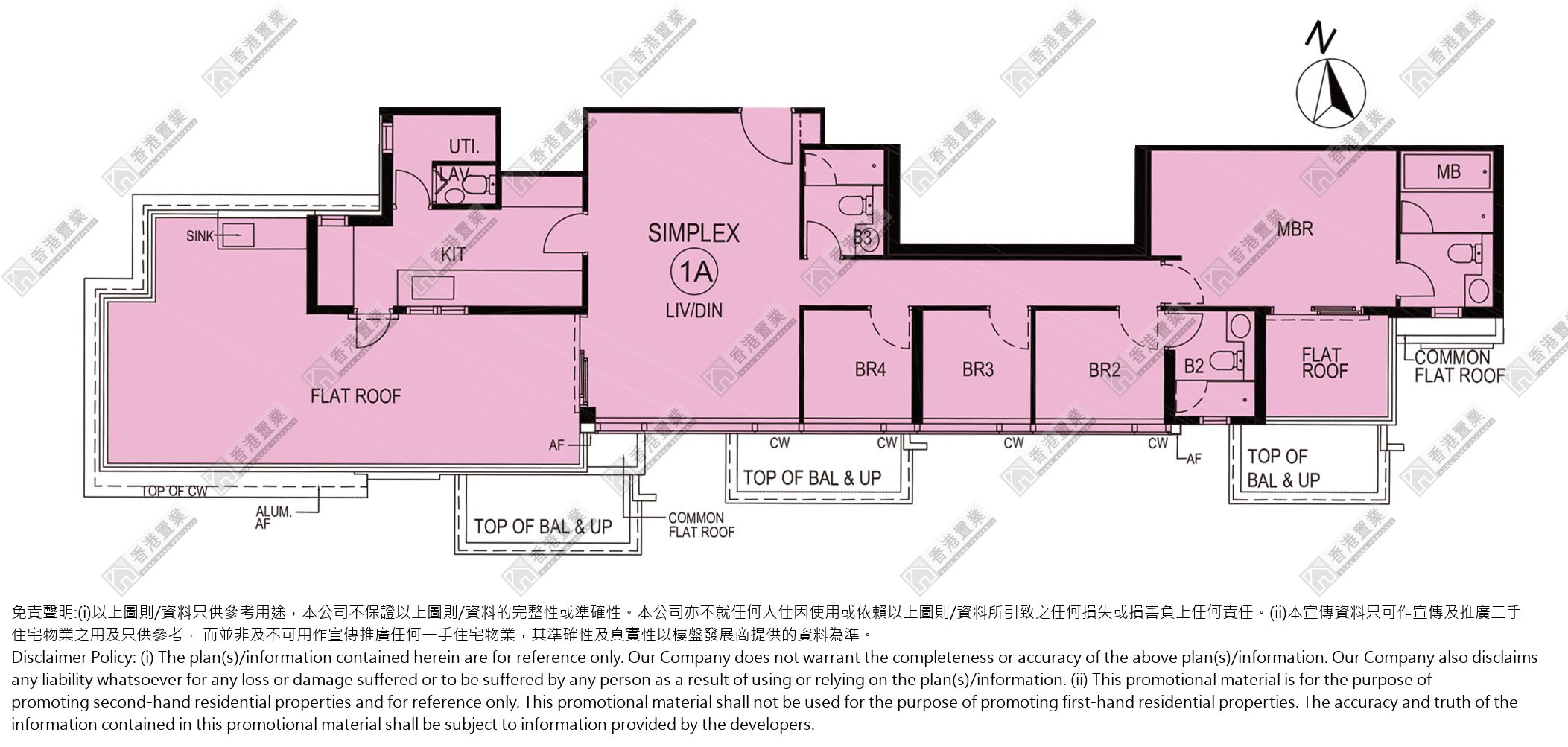 4 Bedrooms or above