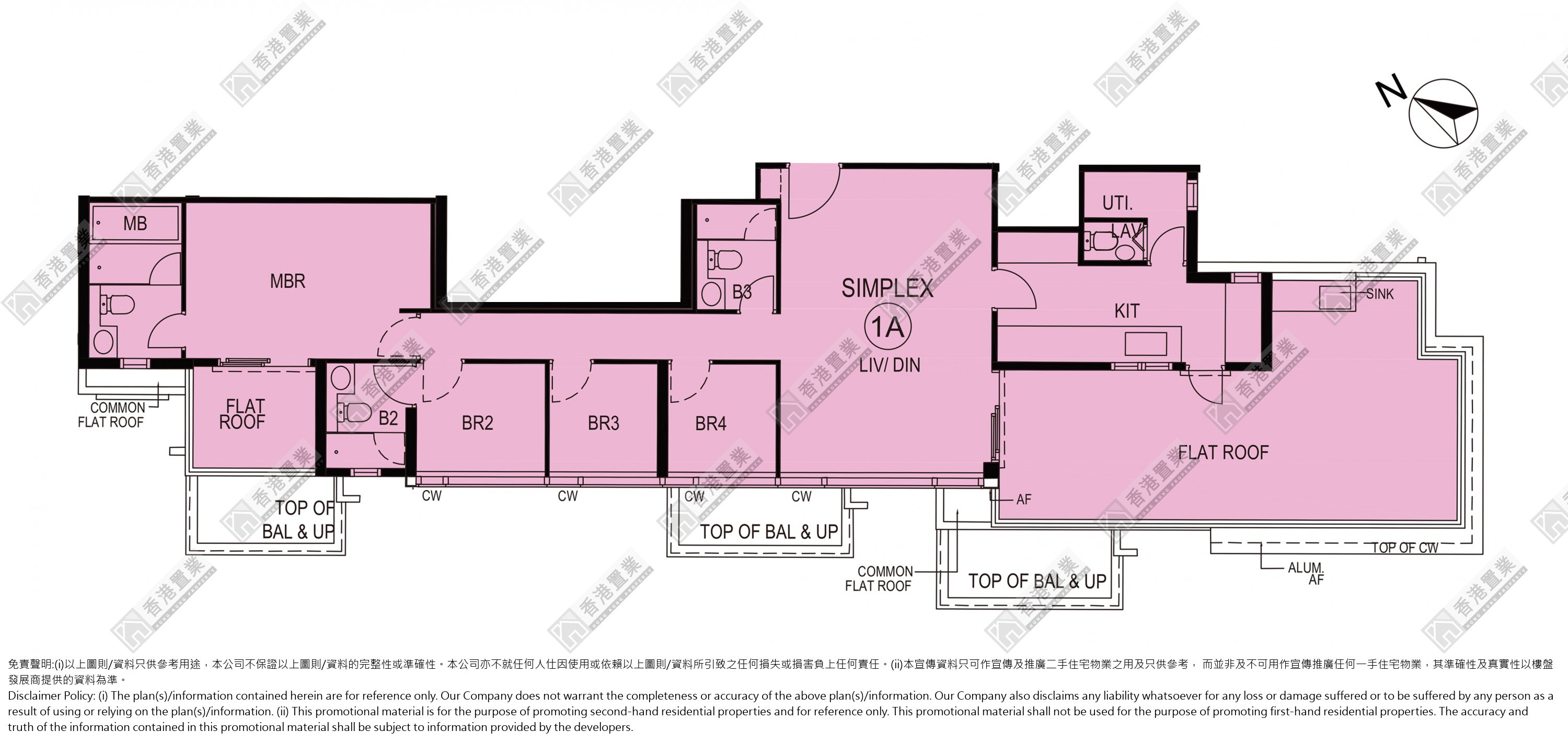 4 Bedrooms or above