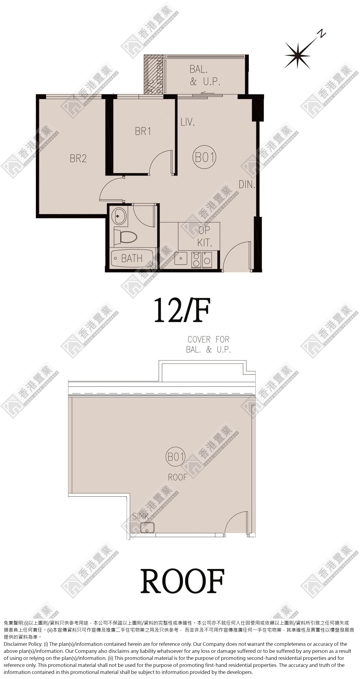 2 Bedrooms