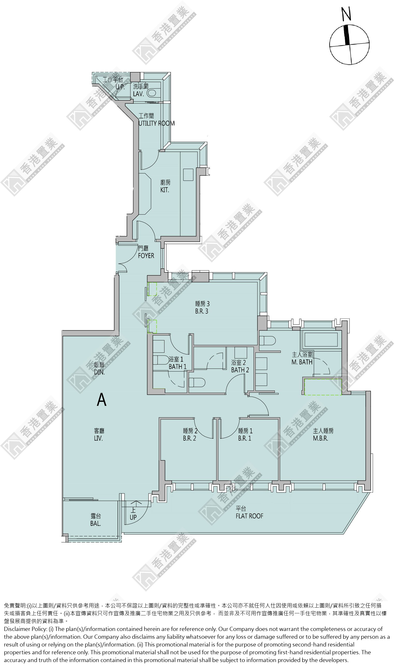 4 Bedrooms or above
