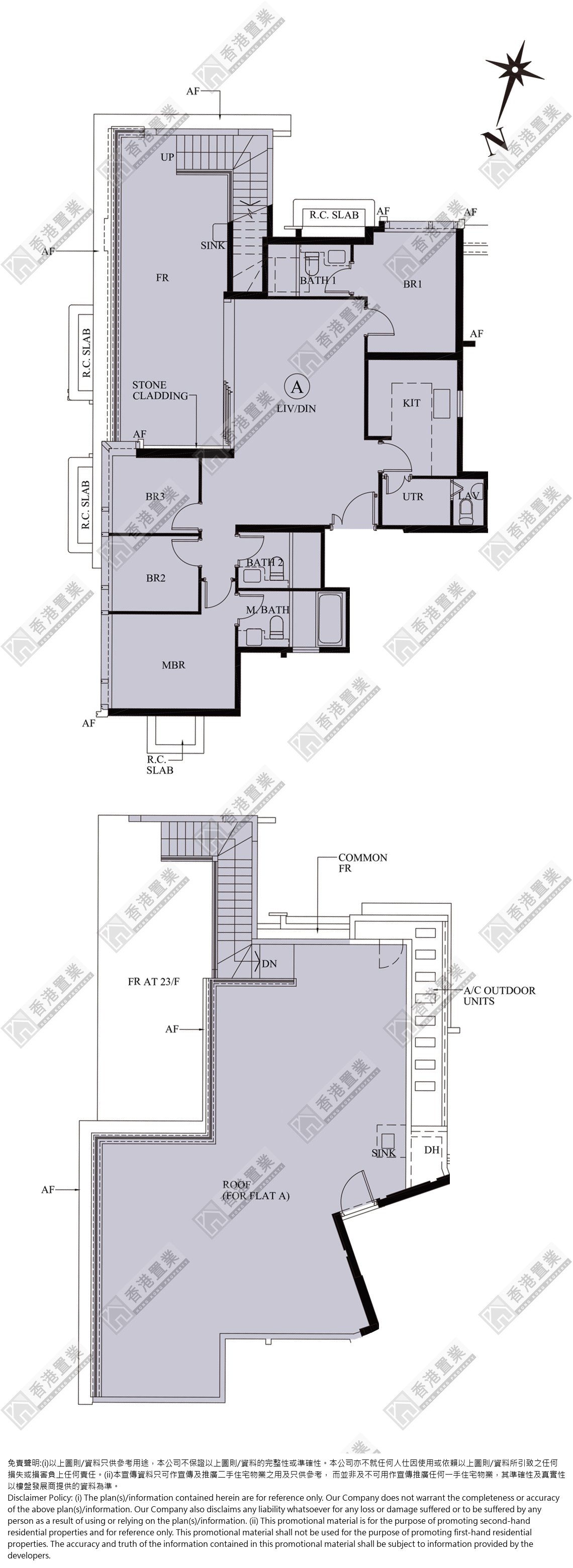 4 Bedrooms or above