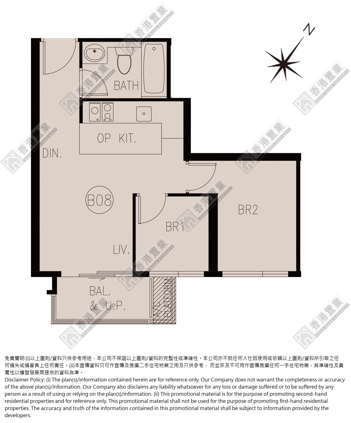 2 Bedrooms