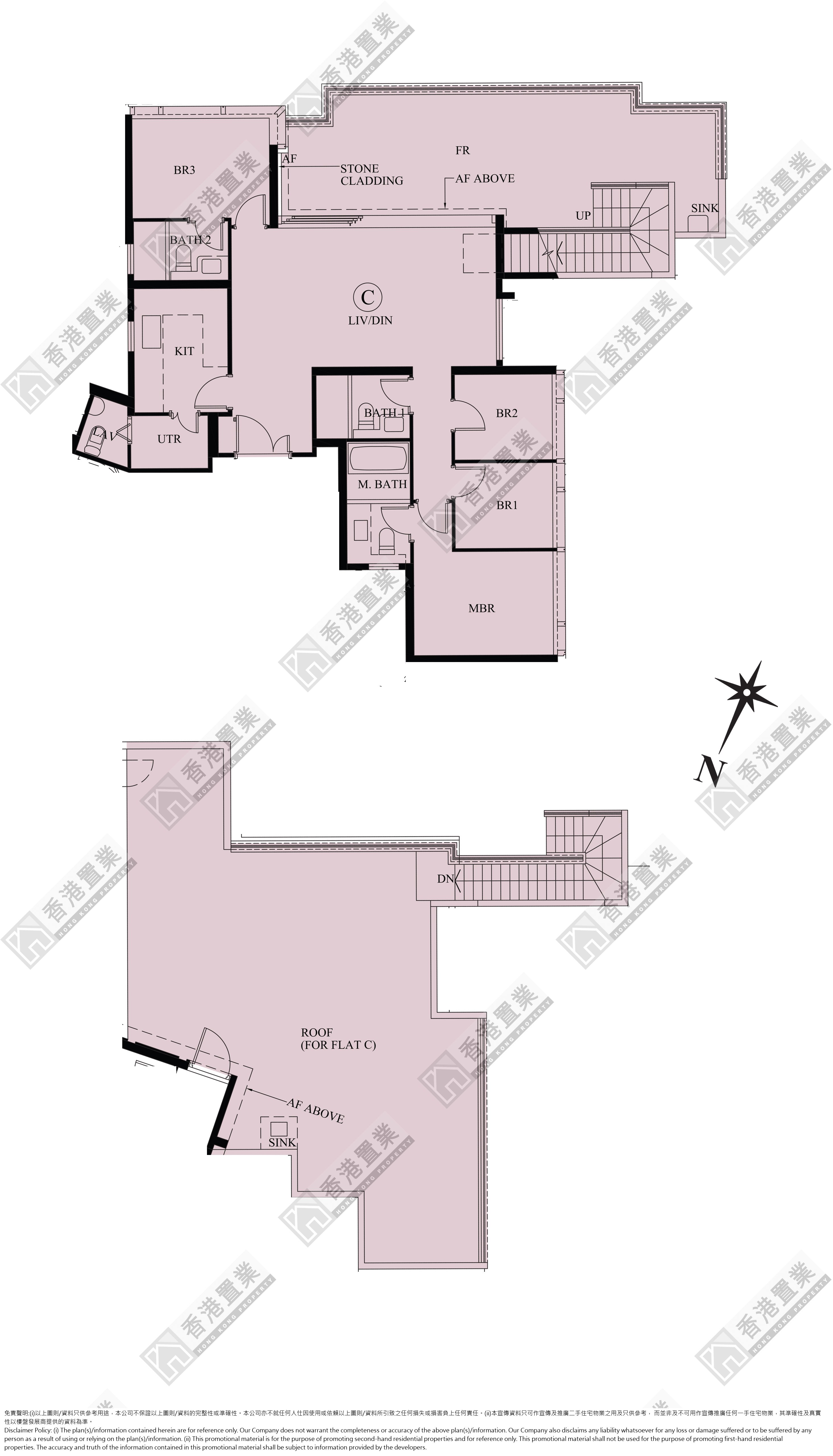4 Bedrooms or above