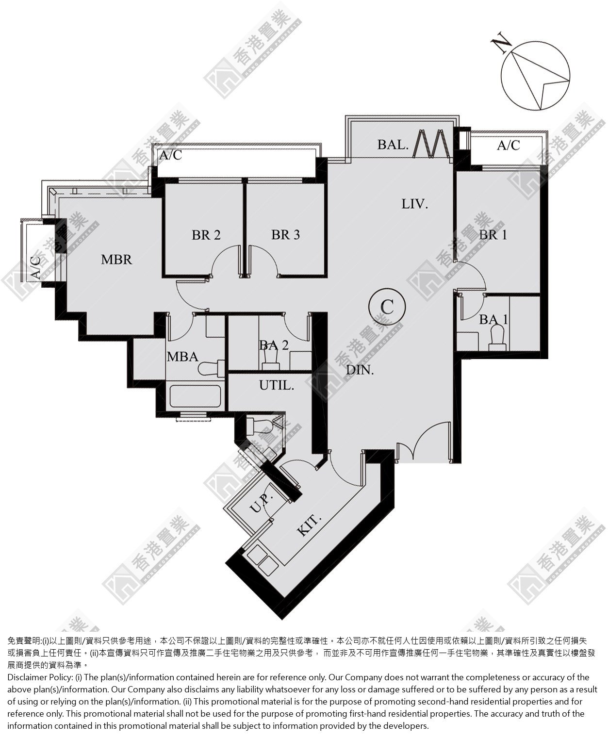 4房或以上