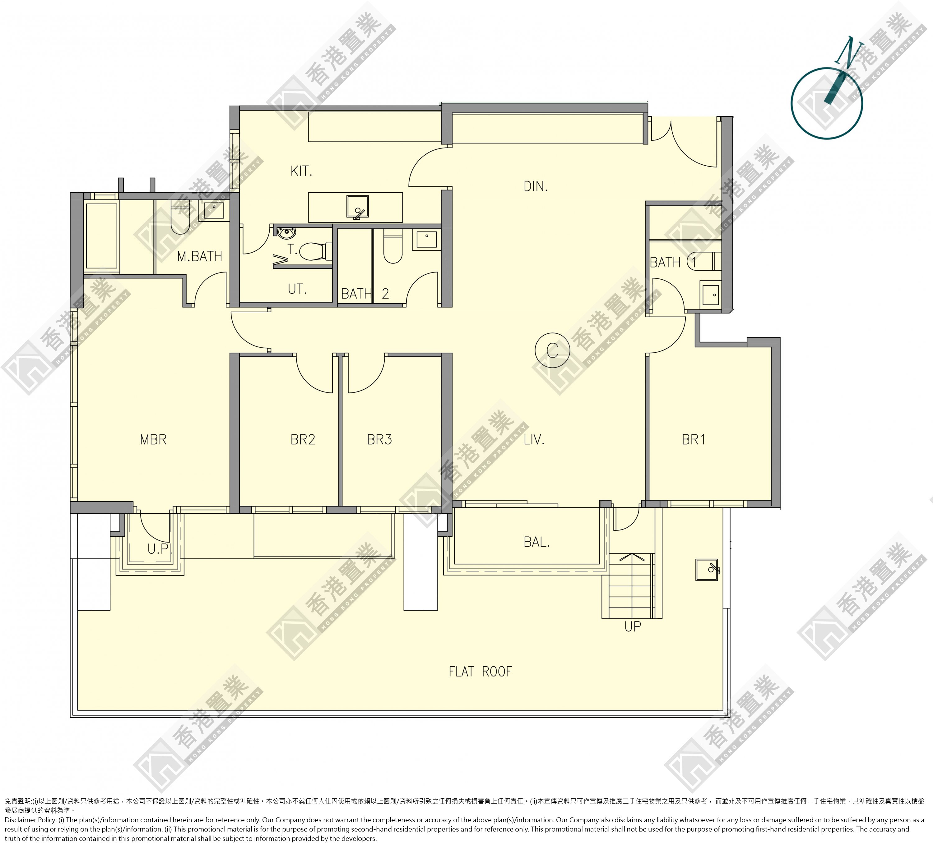 4 Bedrooms or above