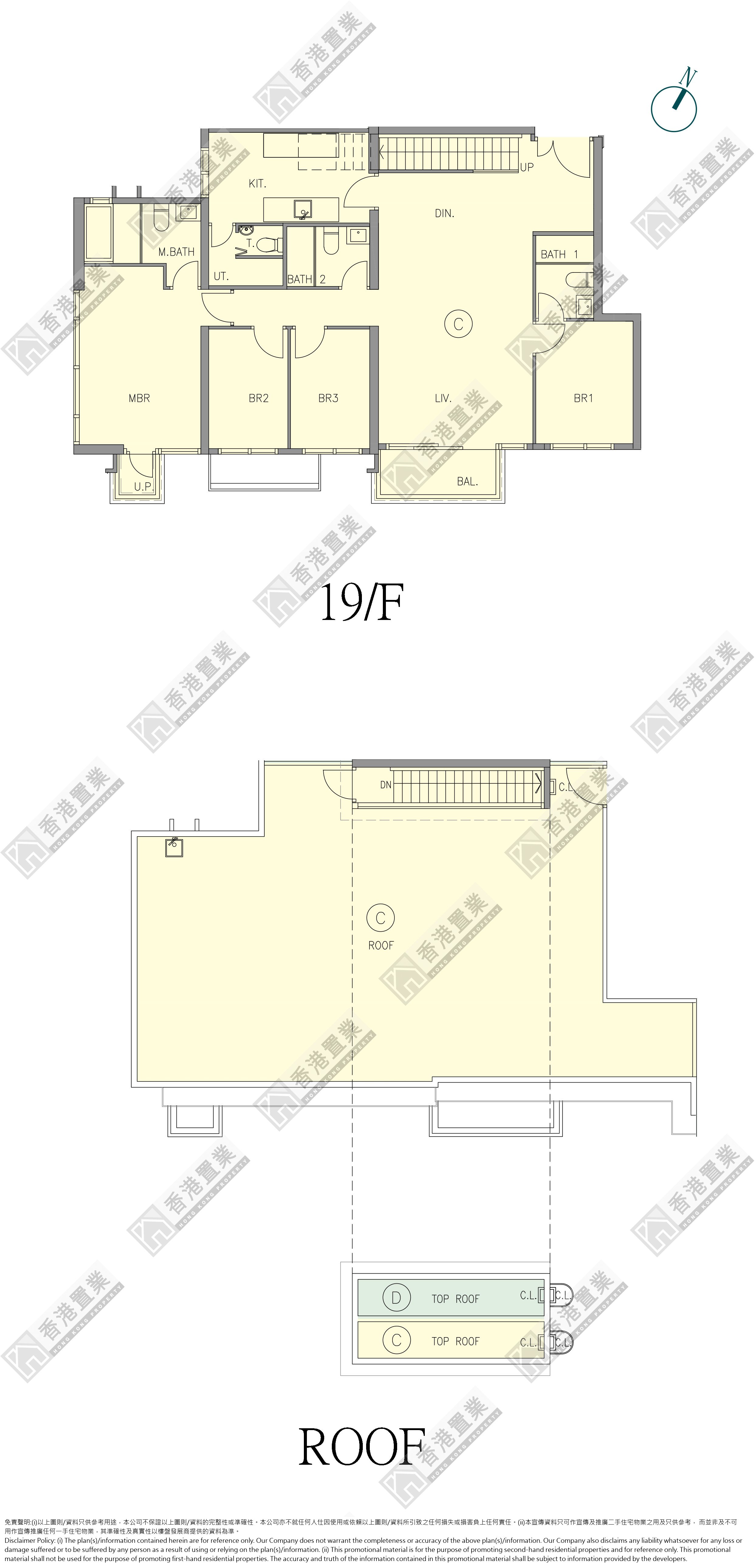 4 Bedrooms or above