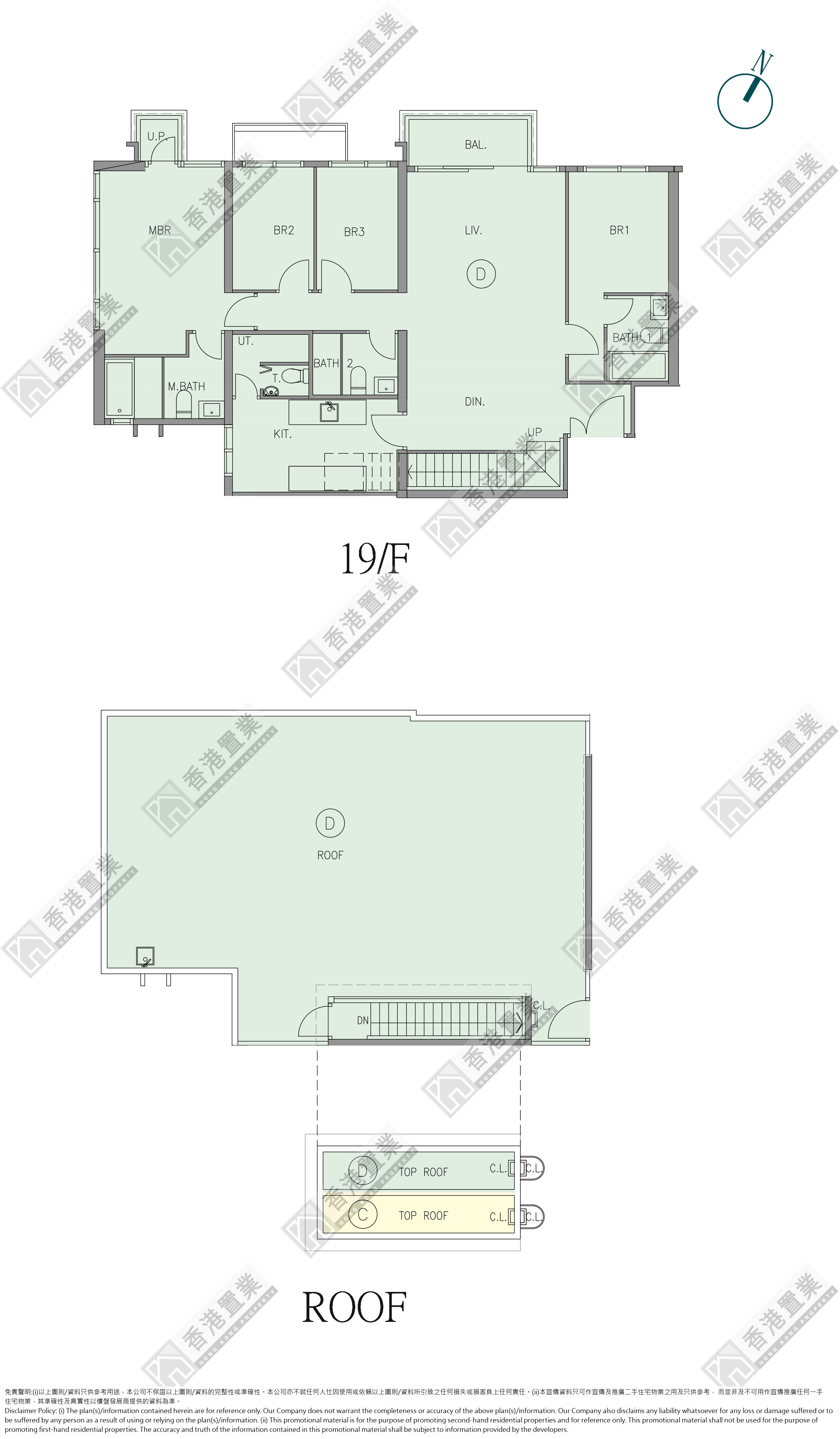 4 Bedrooms or above