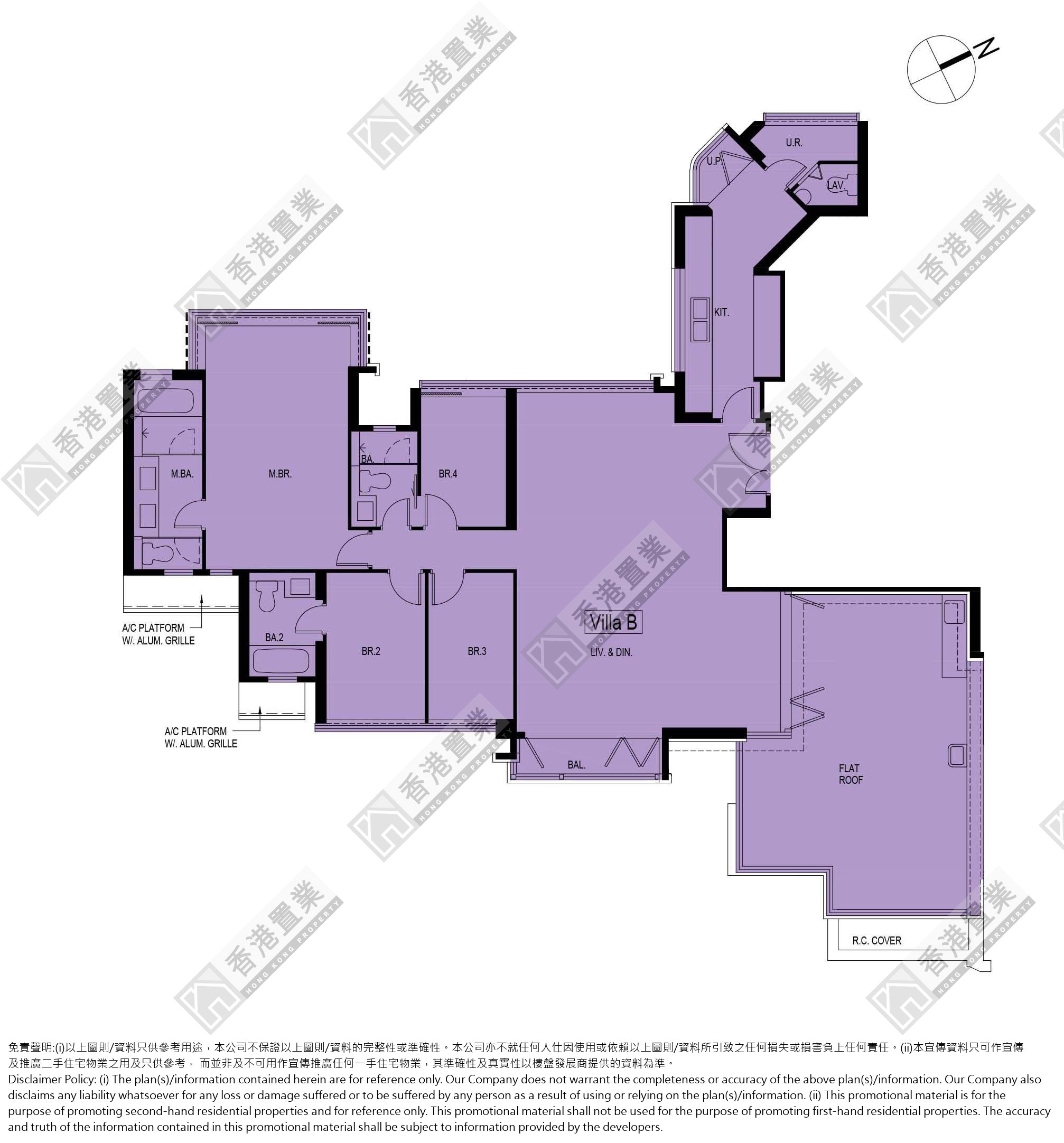 4 Bedrooms or above