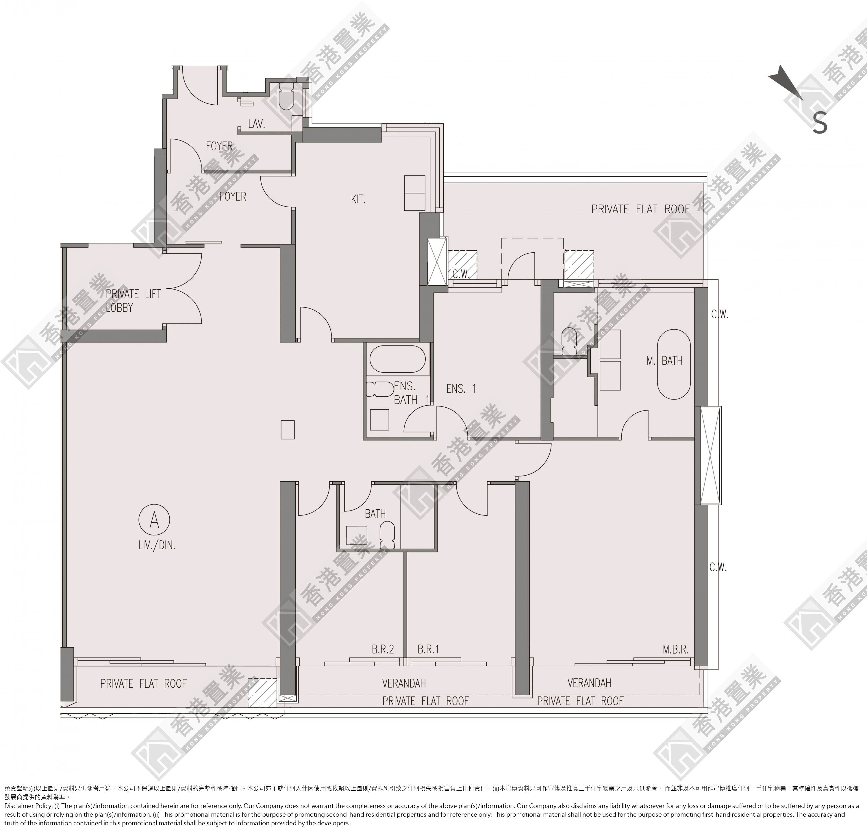 4 Bedrooms or above