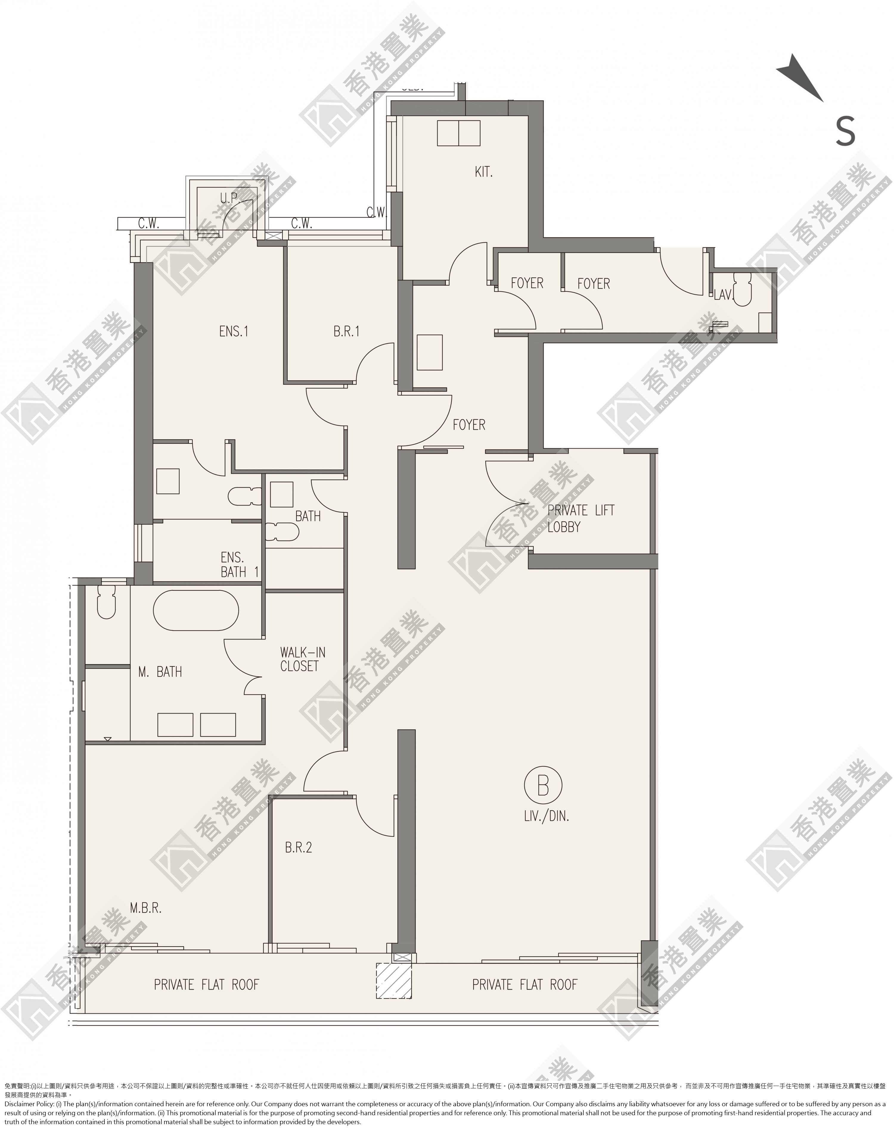 4 Bedrooms or above