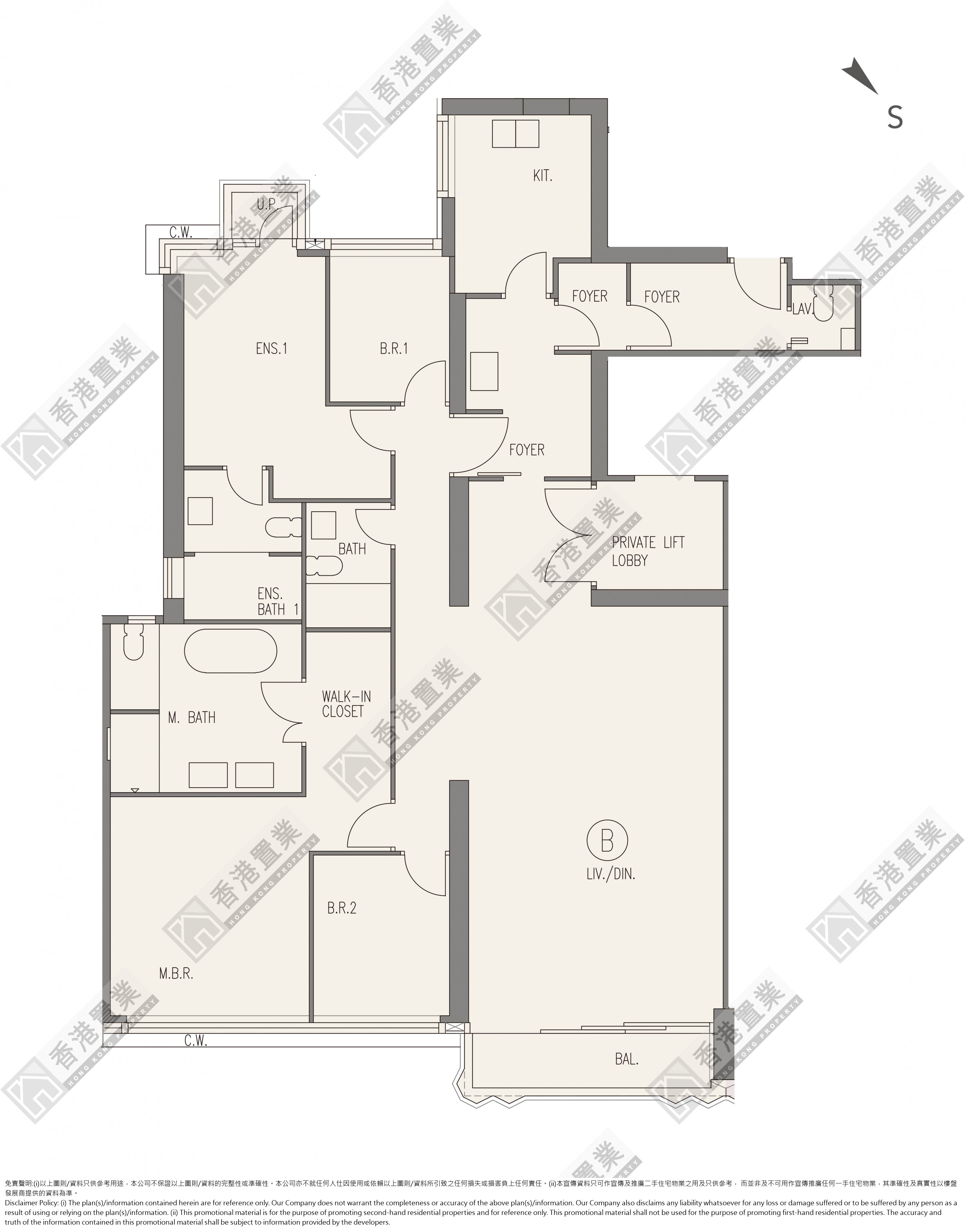 4 Bedrooms or above