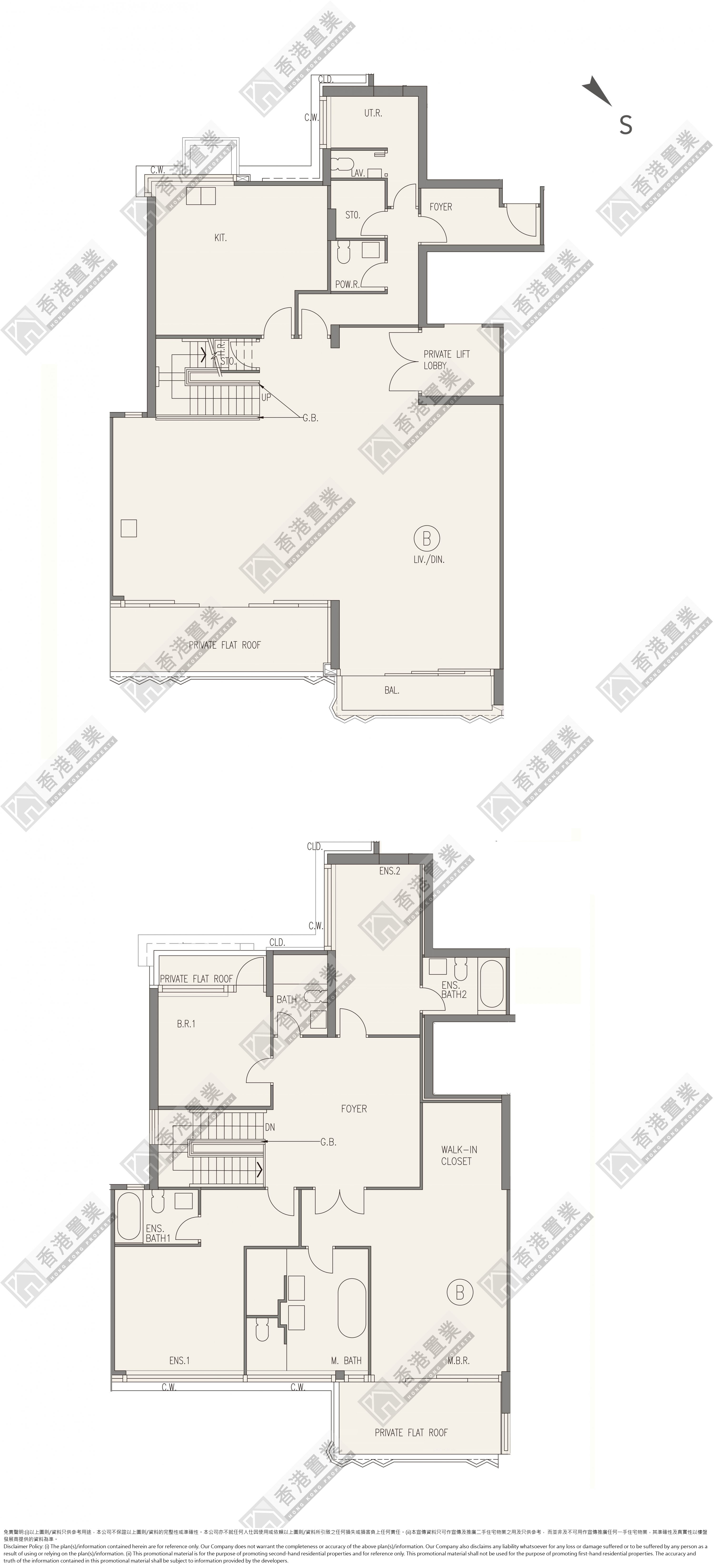4 Bedrooms or above