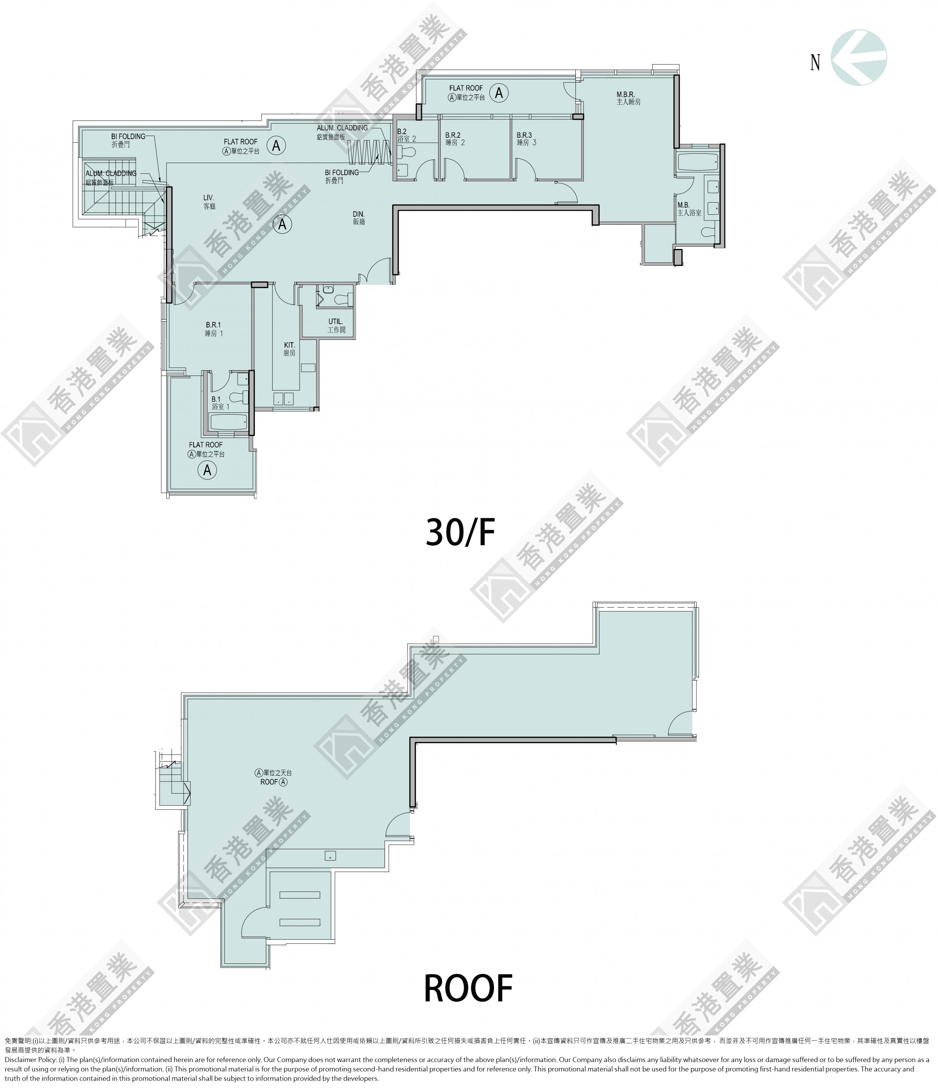 4 Bedrooms or above