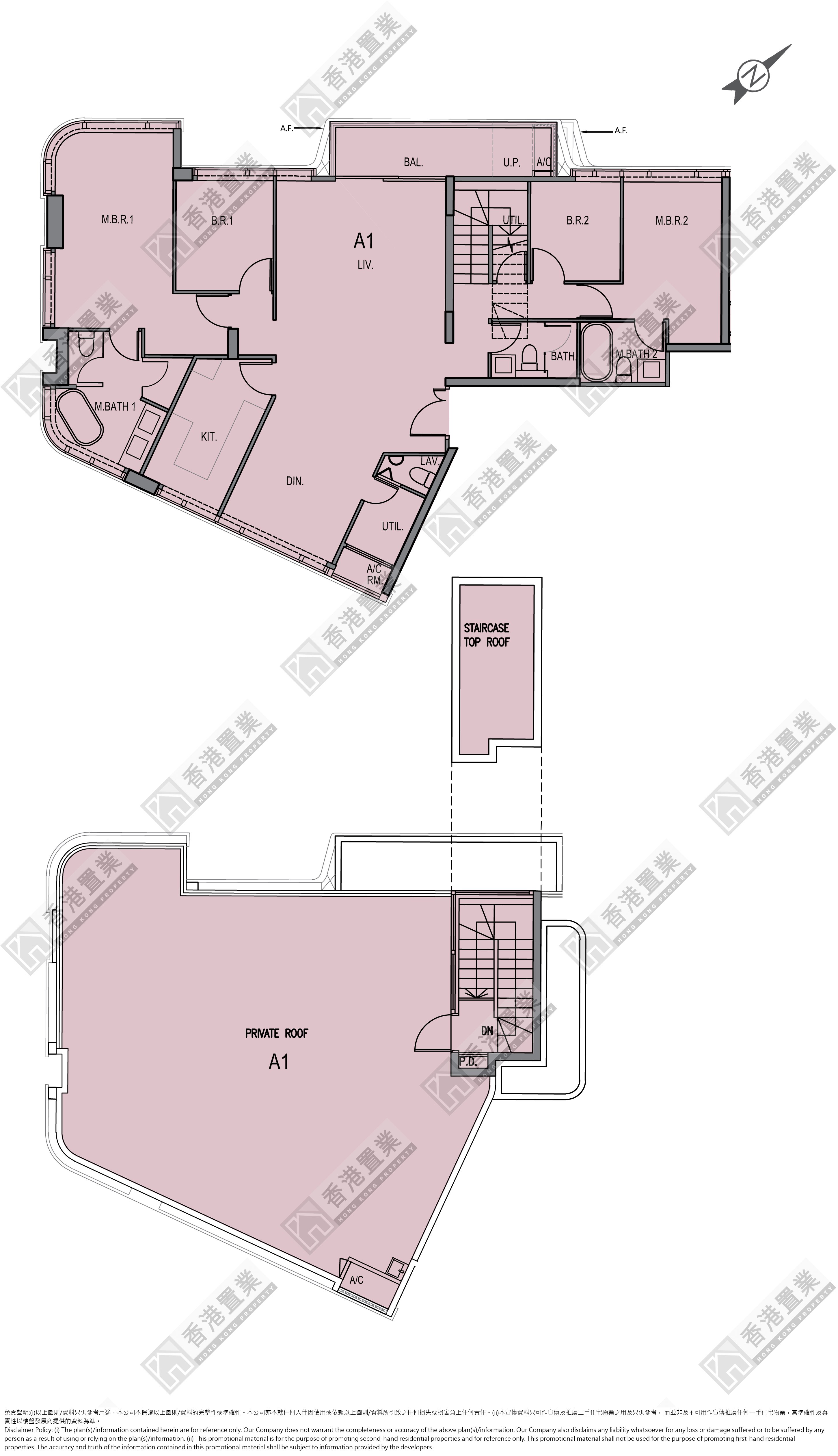 4 Bedrooms or above