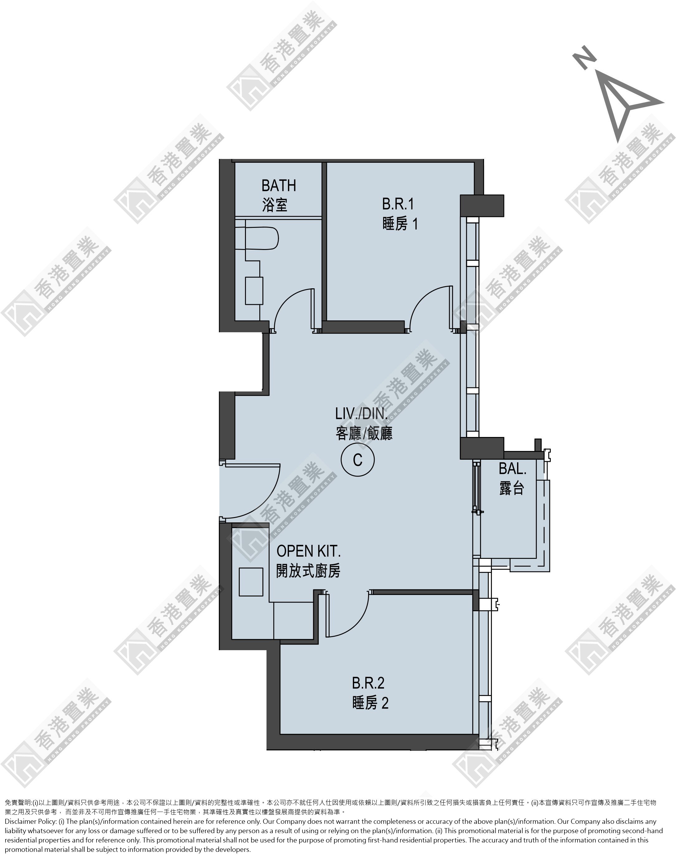 2 Bedrooms