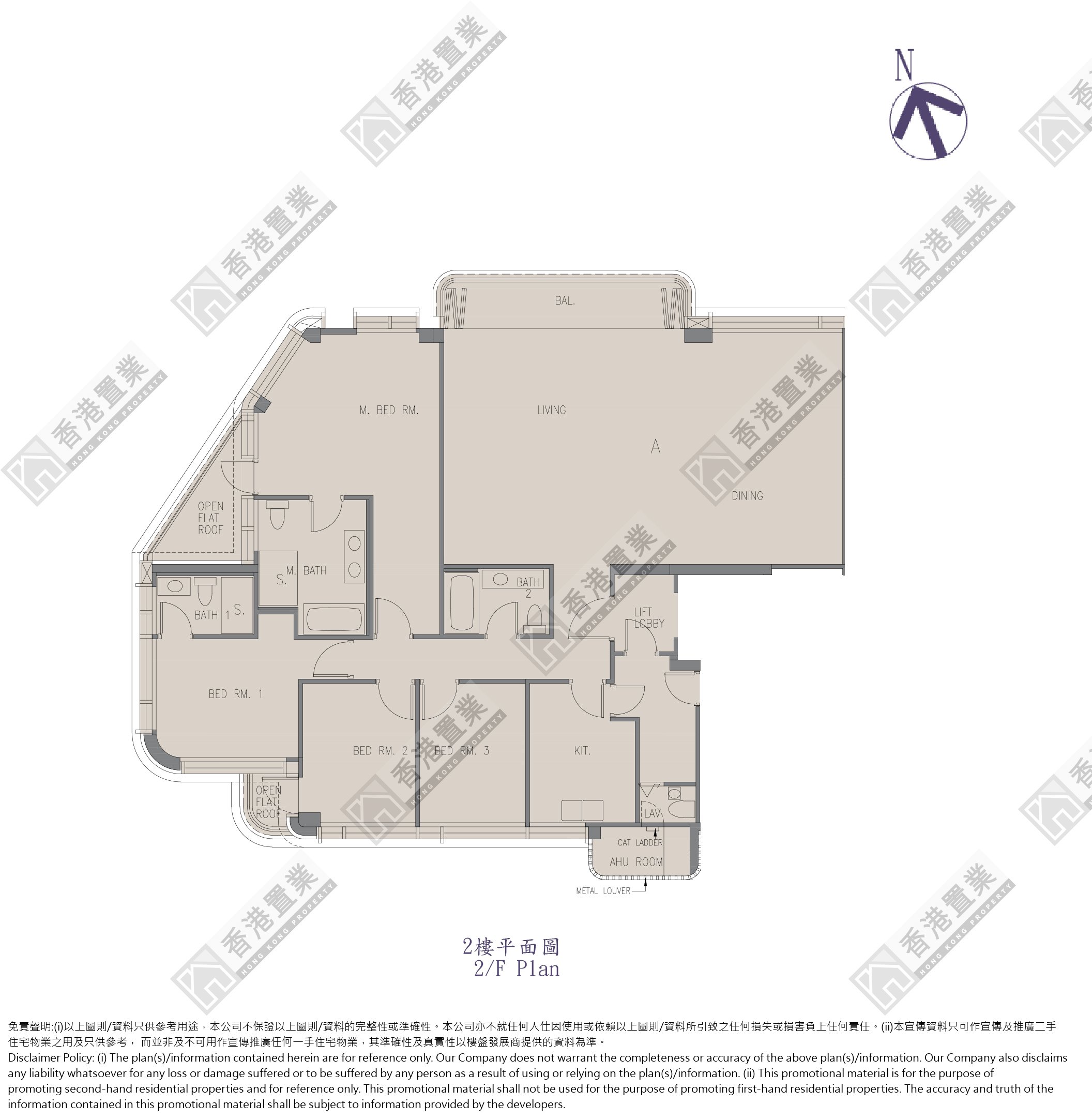 4 Bedrooms or above
