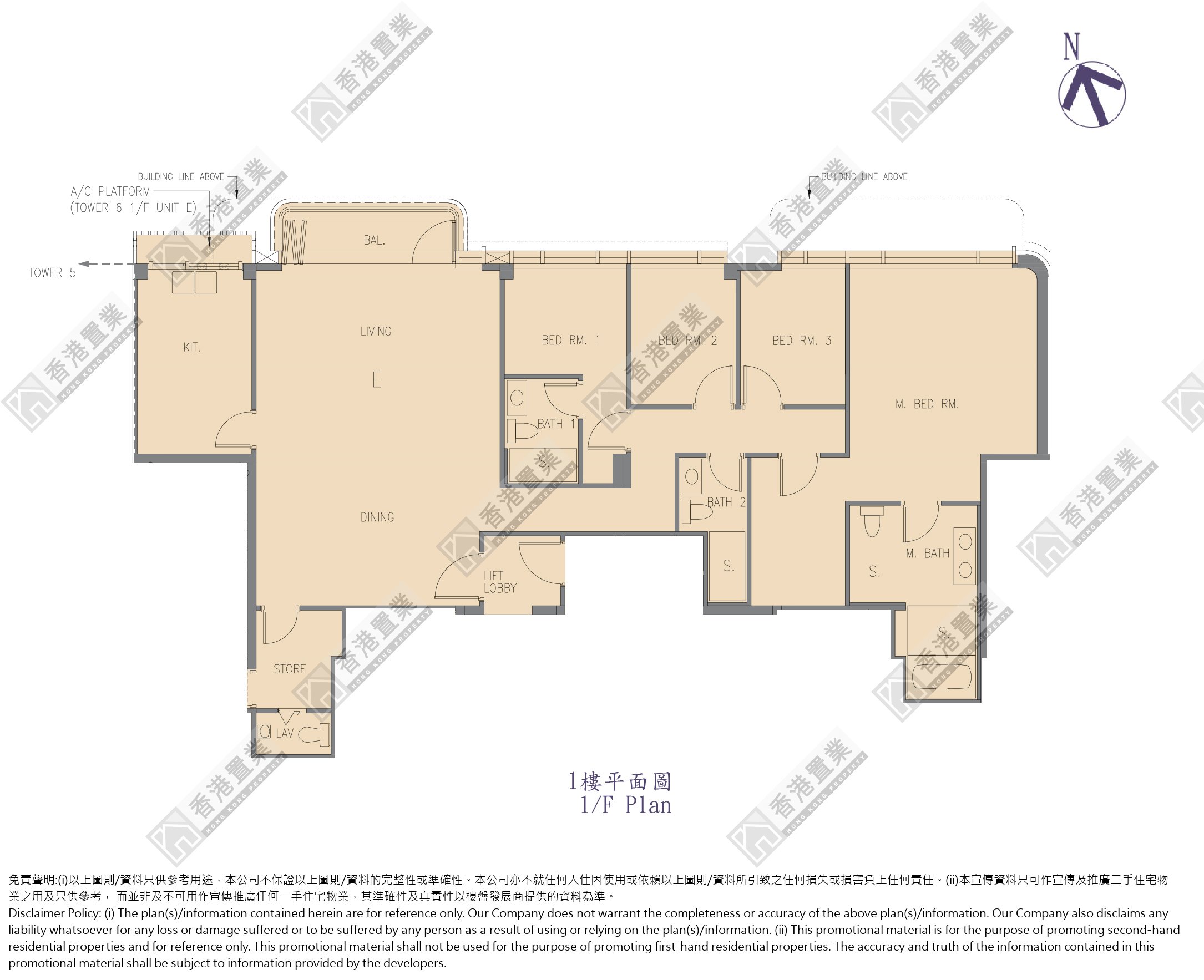4 Bedrooms or above