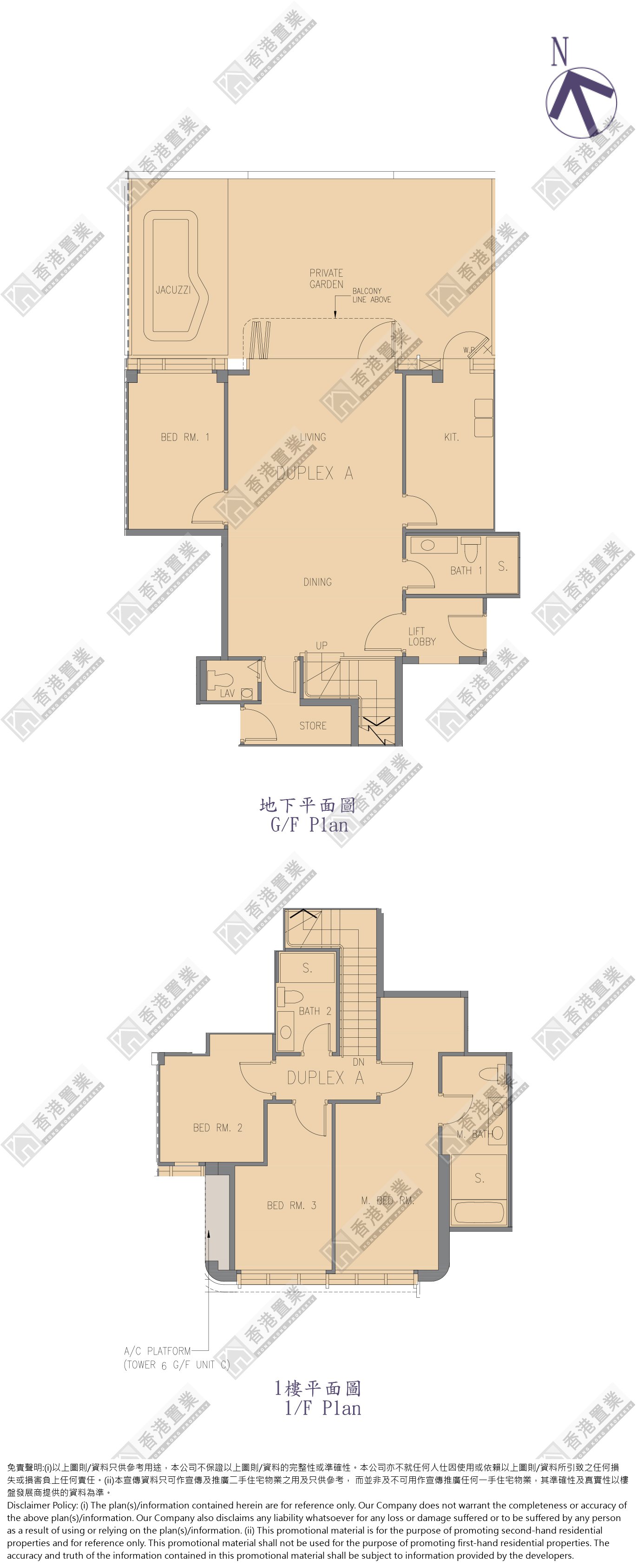 4 Bedrooms or above