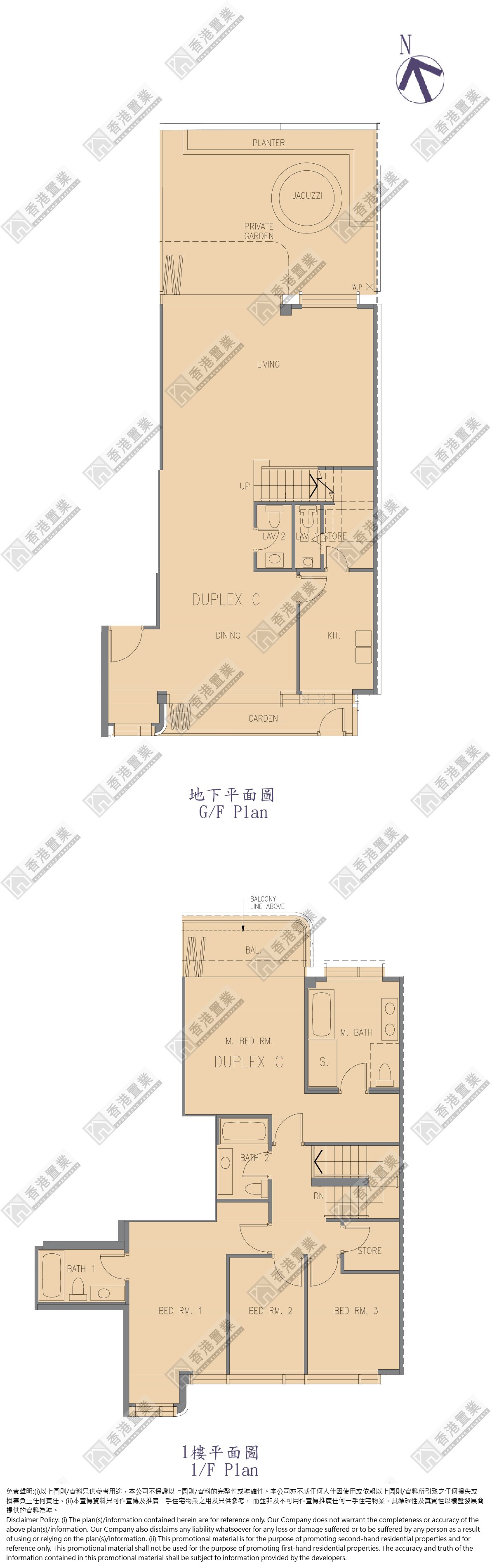 4 Bedrooms or above