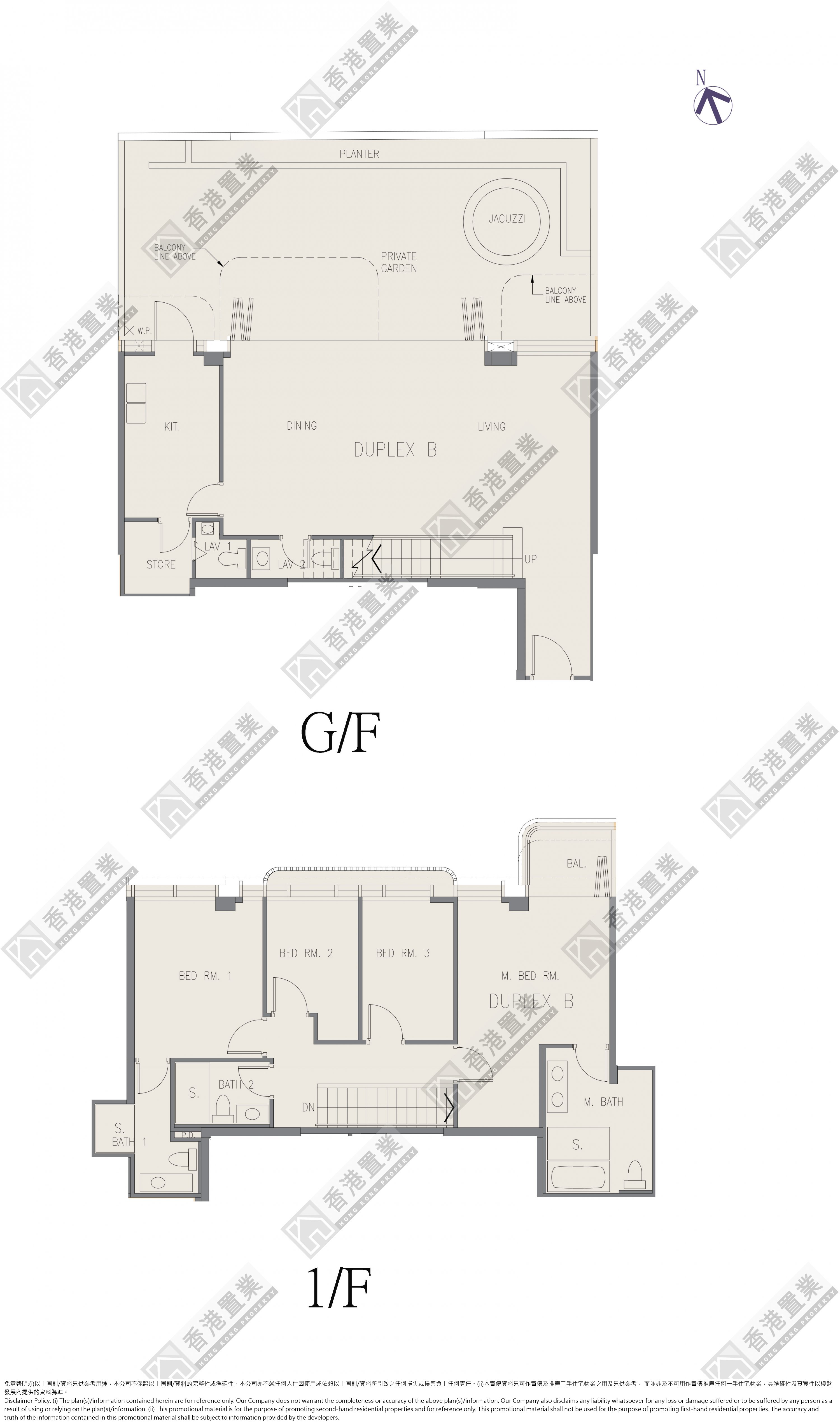 4 Bedrooms or above