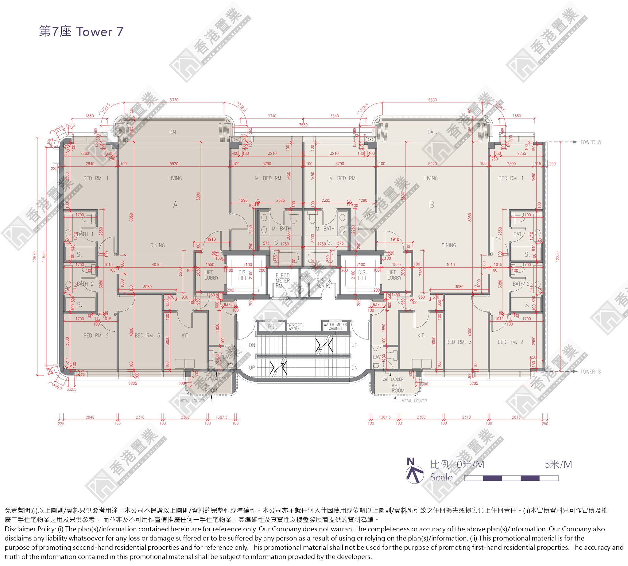 4 Bedrooms or above
